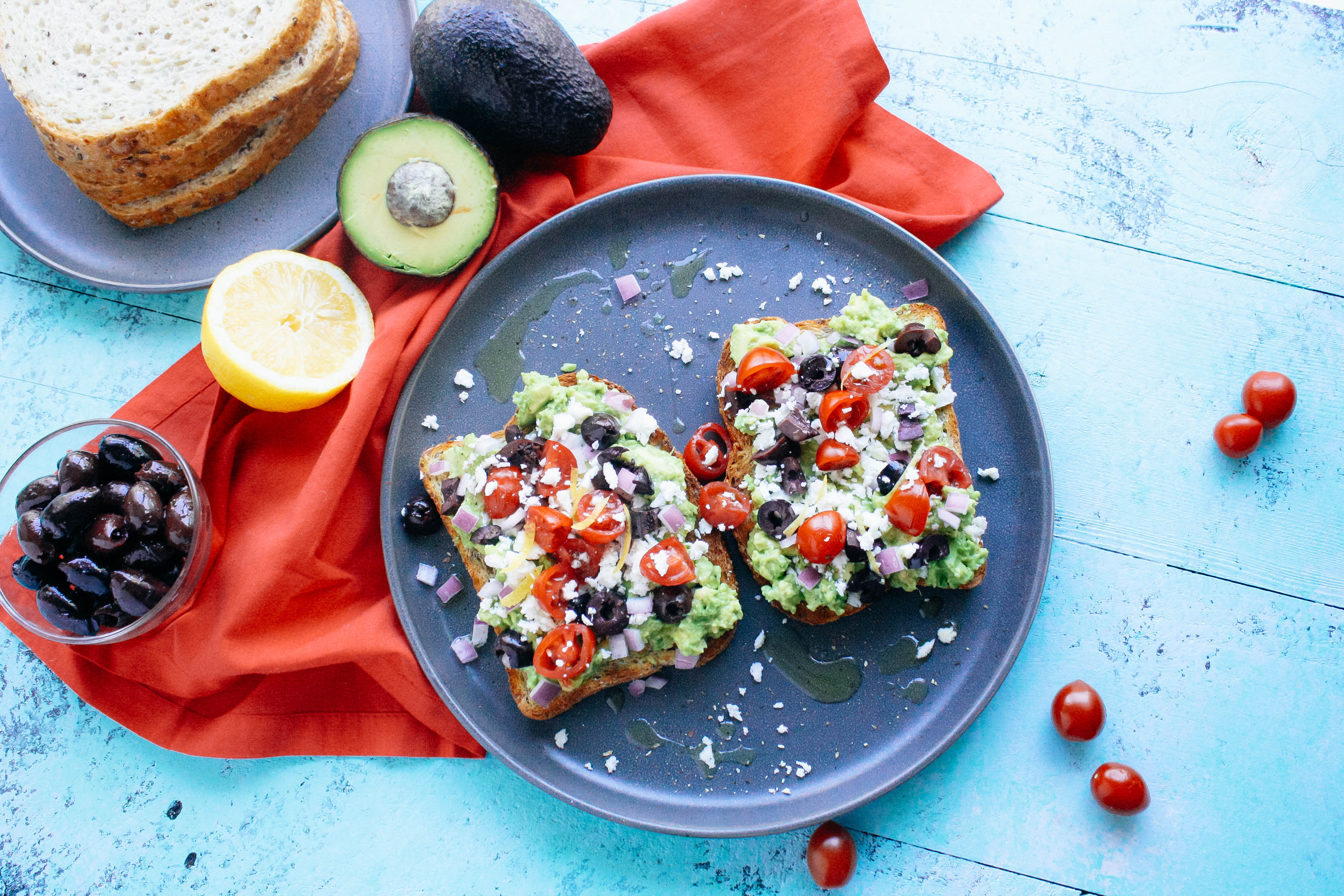 Everyone will love Greek-Style Avocado Toast! Greek-Style Avocado Toast is a fantastic sandwich!