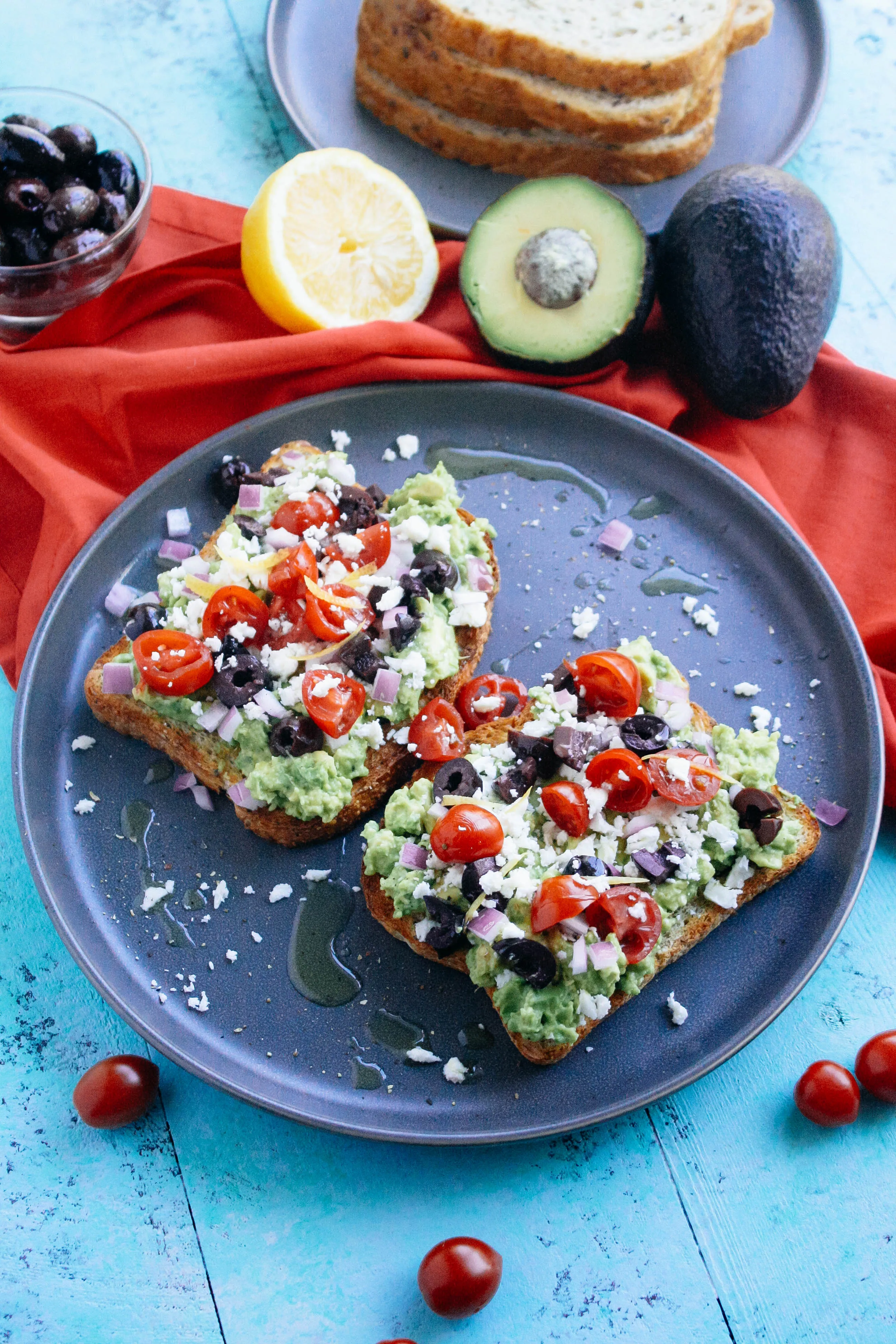 Greek-Style Avocado Toast is a delightful, simple meal. You'll love how easy it is to make this Greek-Style Avocado Toast.