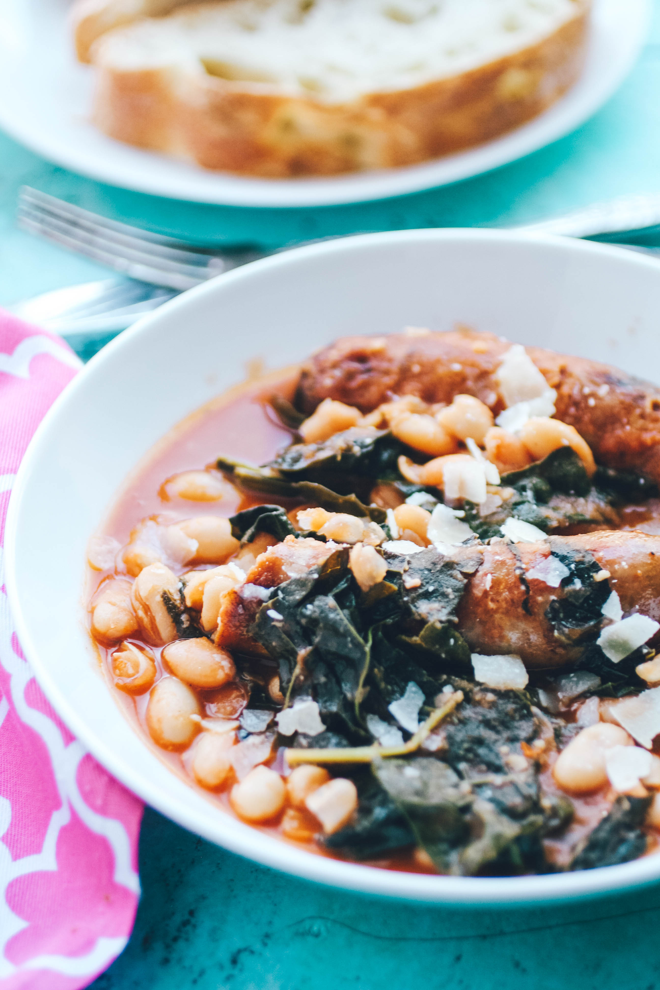 Beans and Greens and Sausage is a simple Italian-inspired dish you'll love Beans and Greens and Sausage is easy to make and perfect for any meal.