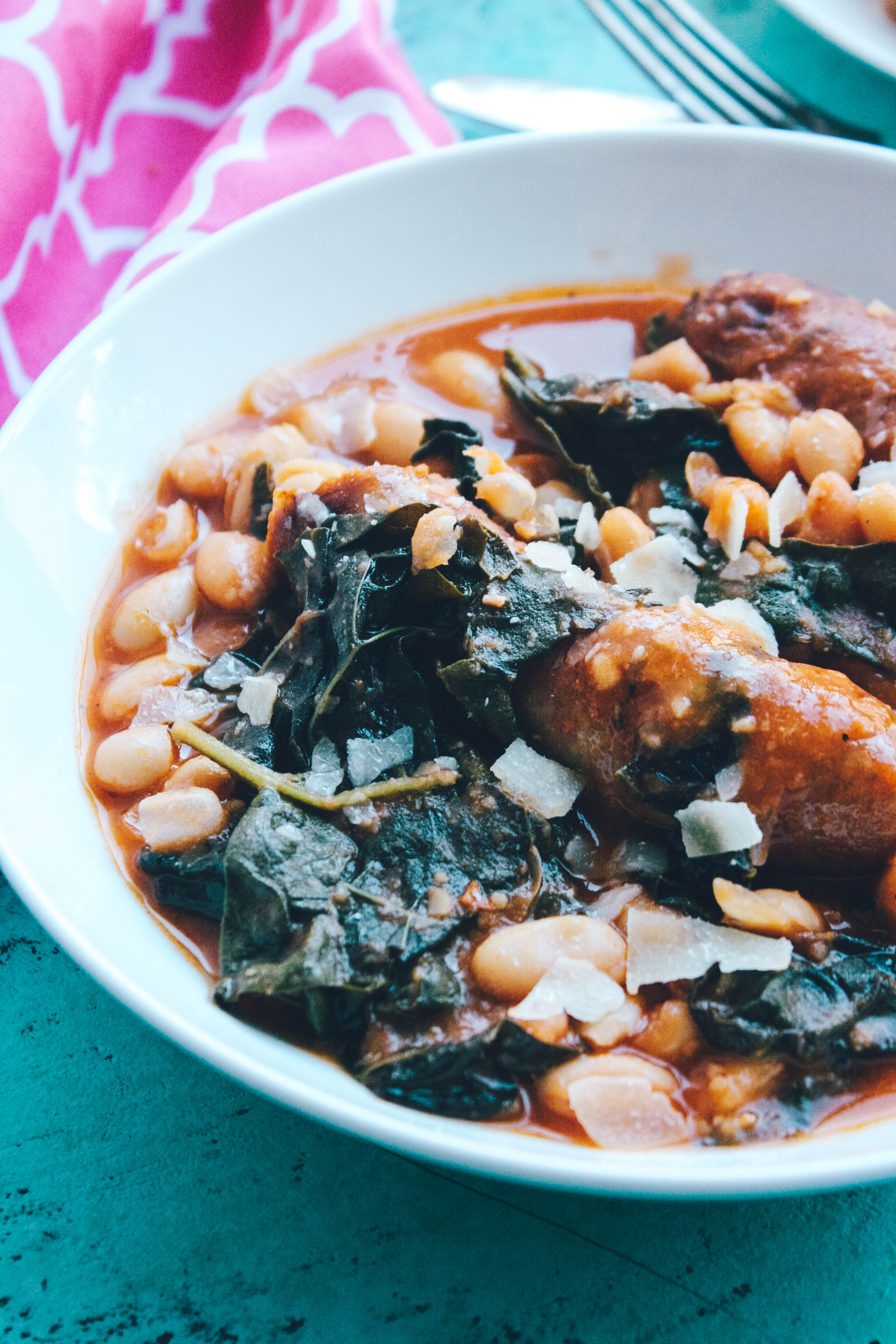 Beans and greens and sausage is a favorite Italian dish that's easy to make. Beans and greens and sausage is fabulous for any meal.