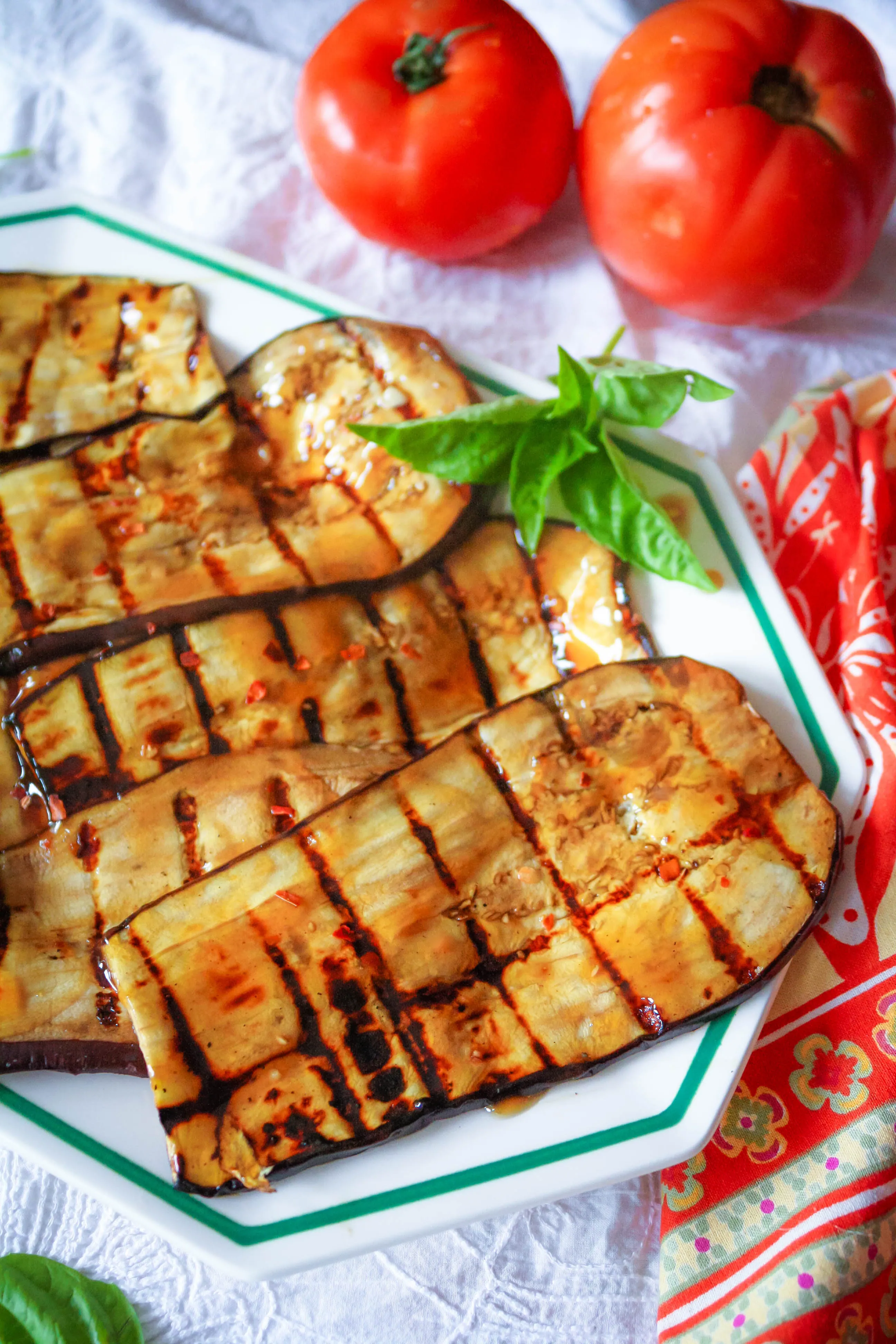 Grilled Eggplant with Teriyaki is a flavorful side dish or main dish! Grilled Eggplant with Teriyaki is a fabulous grilling option.