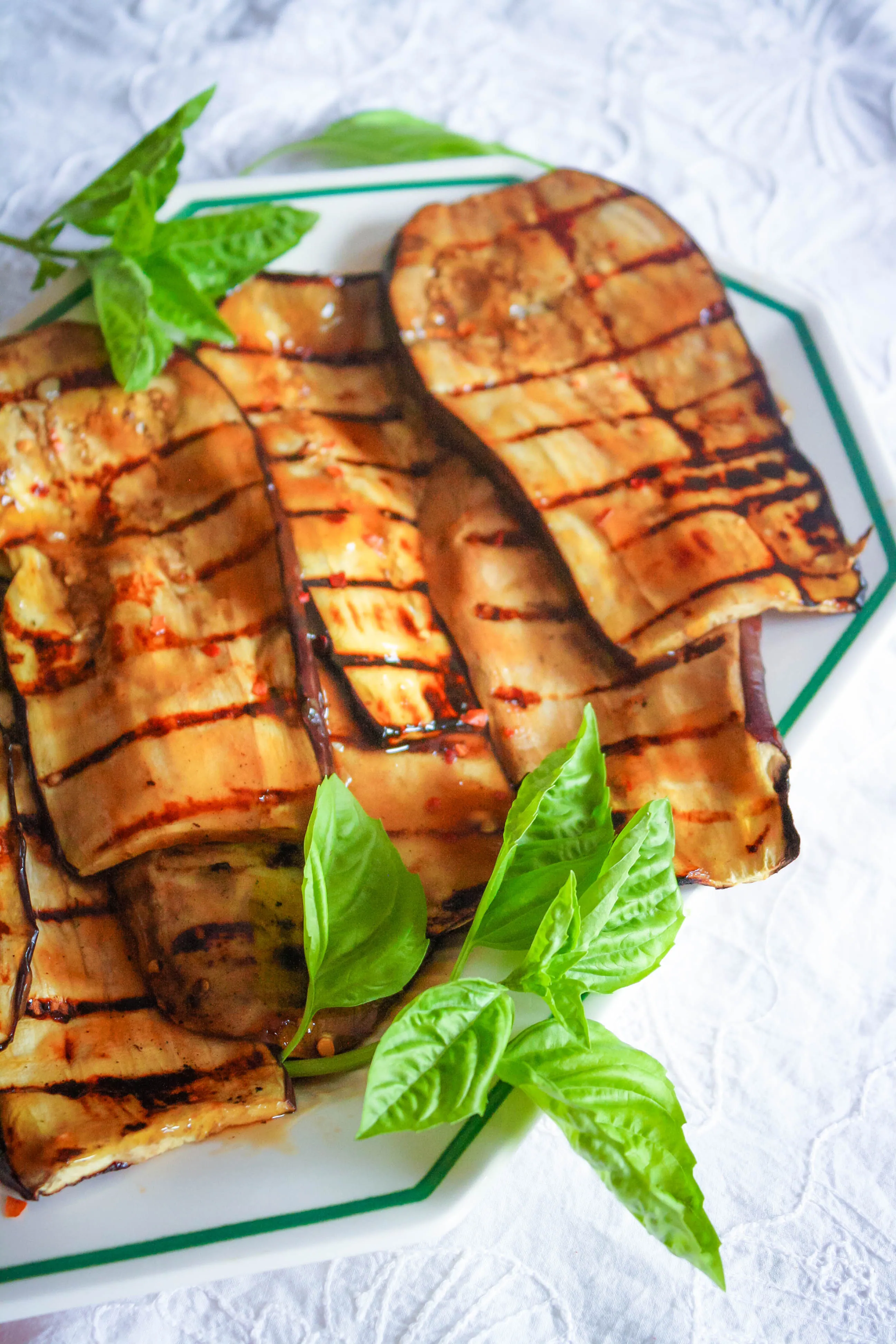 Grilled Eggplant with Teriyaki is a delicious summer dish. Grilled Eggplant with Teriyaki is full of flavor for a fab summer meal.