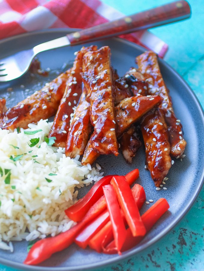 Grilled Pork with Korean-Style BBQ Sauce is a delight for a main dish meal. Grilled Pork with Korean-Style BBQ Sauce is so easy to make, and it's delicious, too!