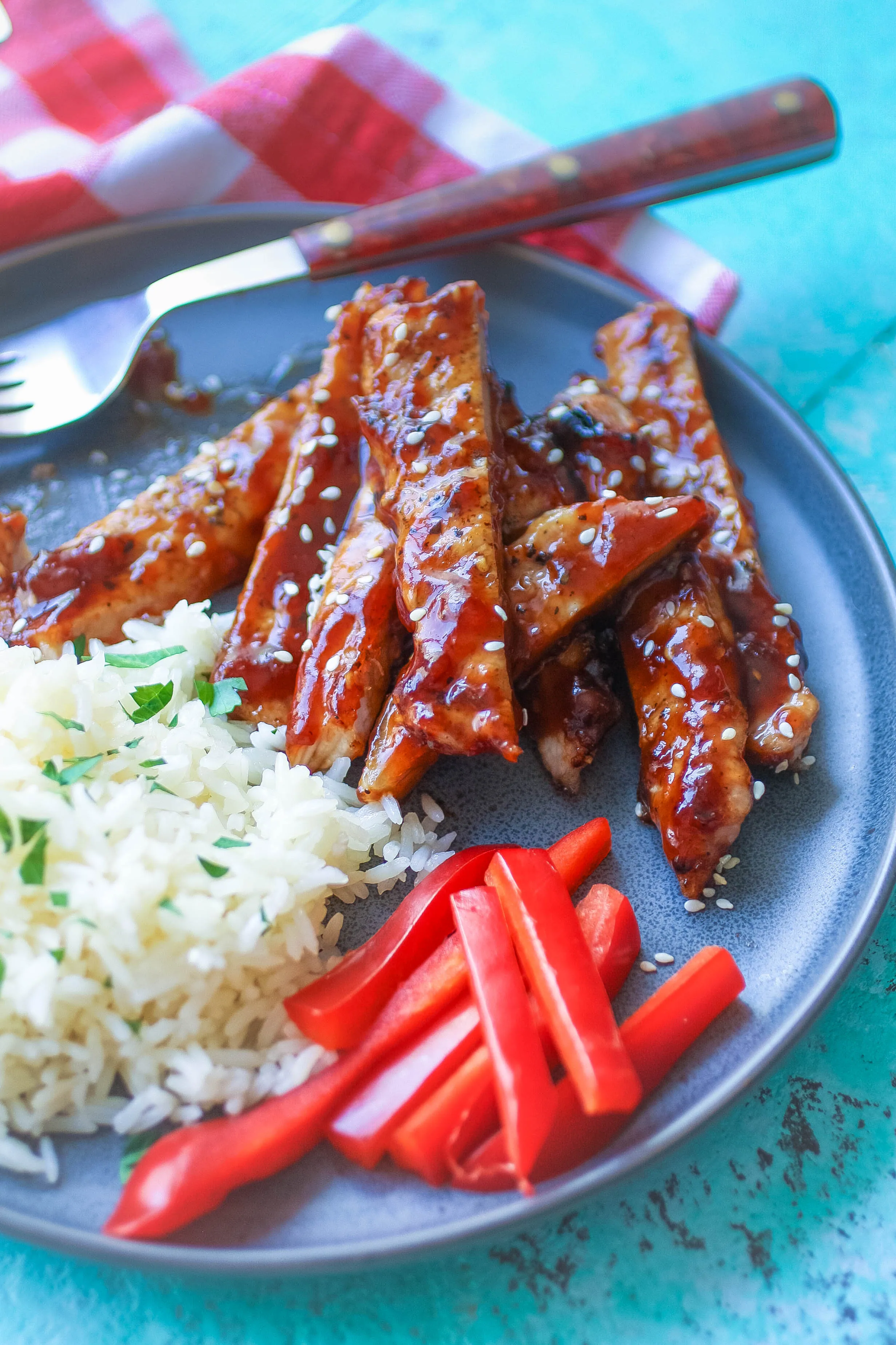 Grilled Pork with Korean-Style BBQ Sauce is a delight for a main dish meal. Grilled Pork with Korean-Style BBQ Sauce is so easy to make, and it's delicious, too!