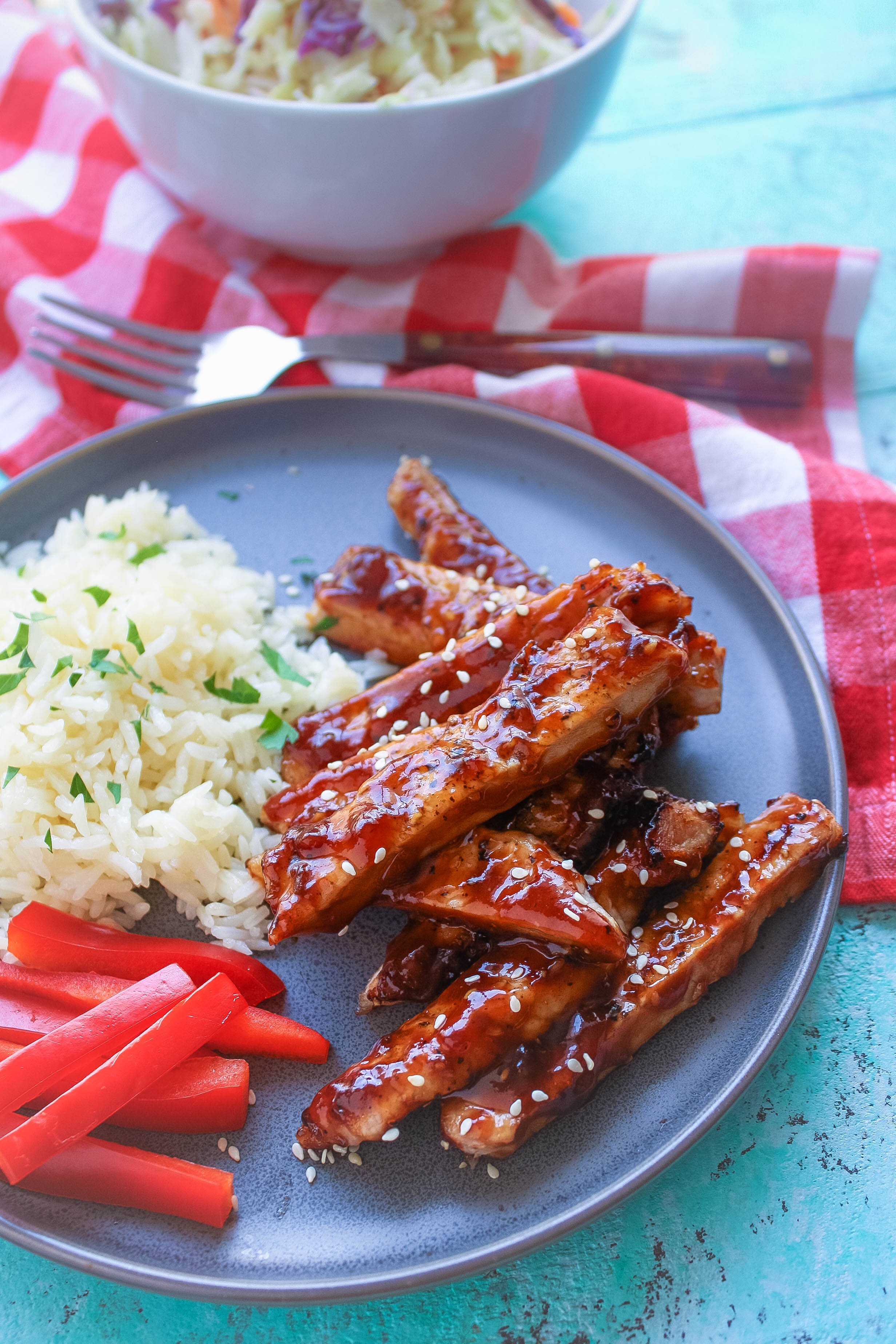 Grilled Pork with Korean-Style BBQ Sauce is a delight for a main dish meal. Grilled Pork with Korean-Style BBQ Sauce is so easy to make, and it's delicious, too!