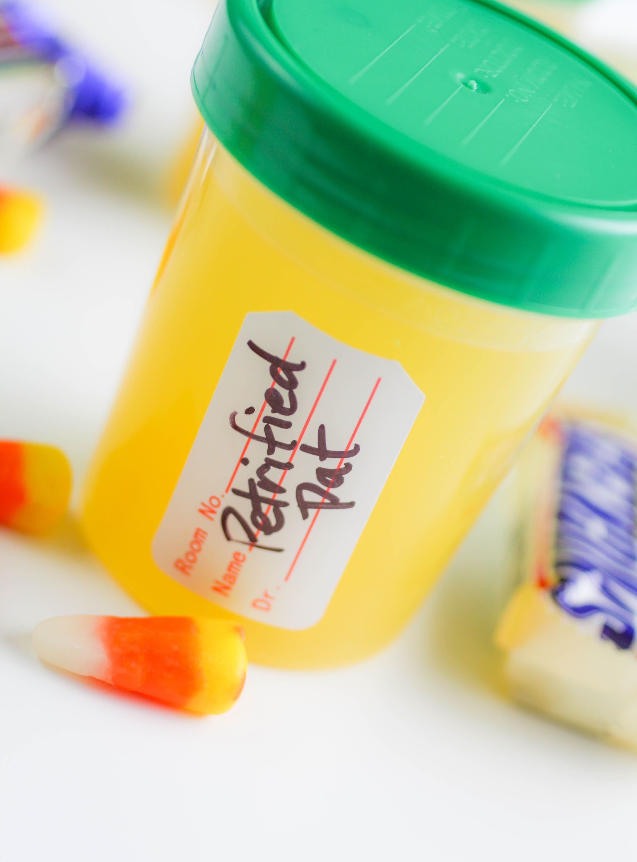 Halloween Spiked Specimen Sippers are fun to serve on Halloween! These Halloween Spiked Specimen Sippers are ghastly and delightful!