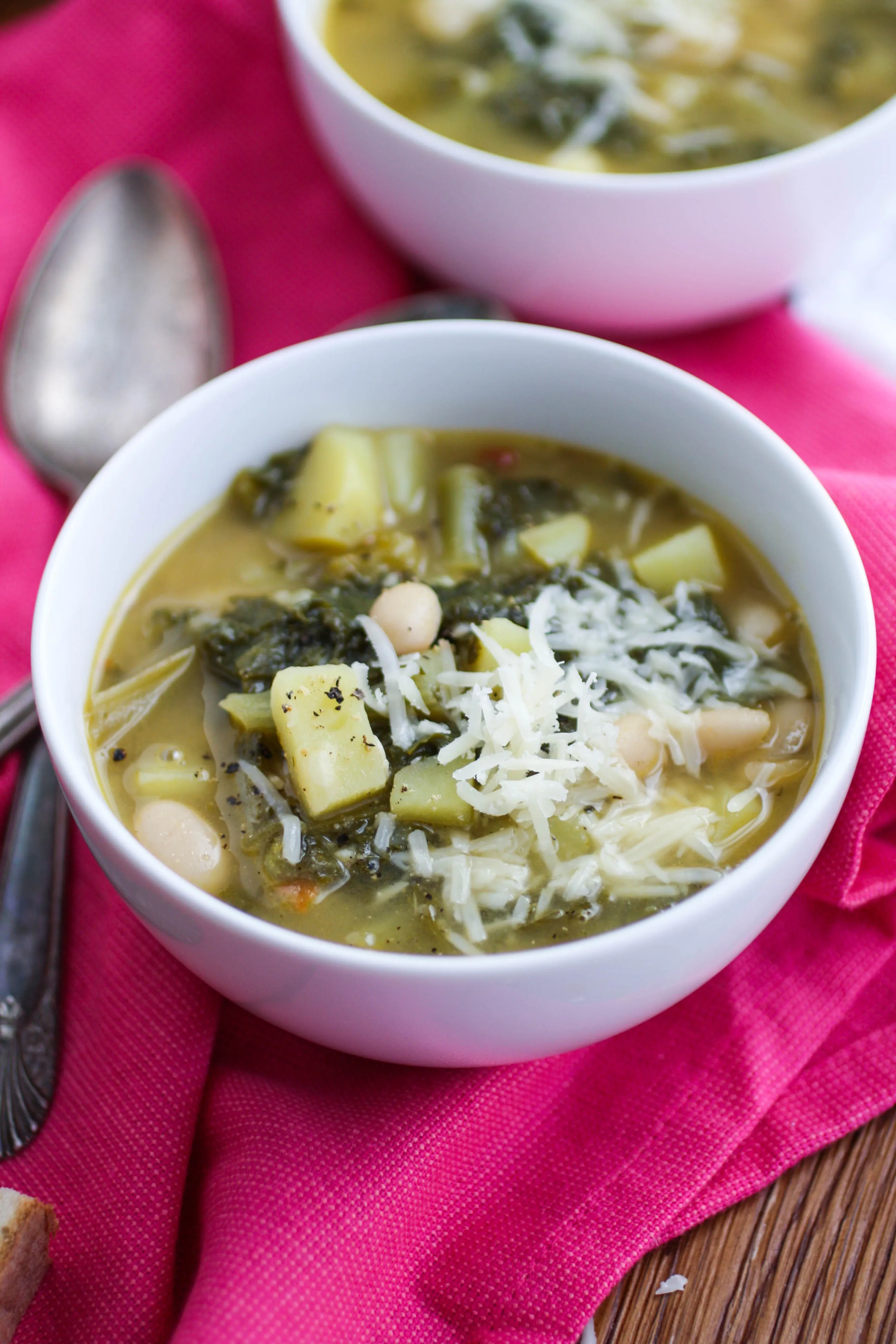 Hearty Escarole Soup with Pancetta is delicious and filled with wonderful ingredients. This soup is easy to make, and definitely delicious.