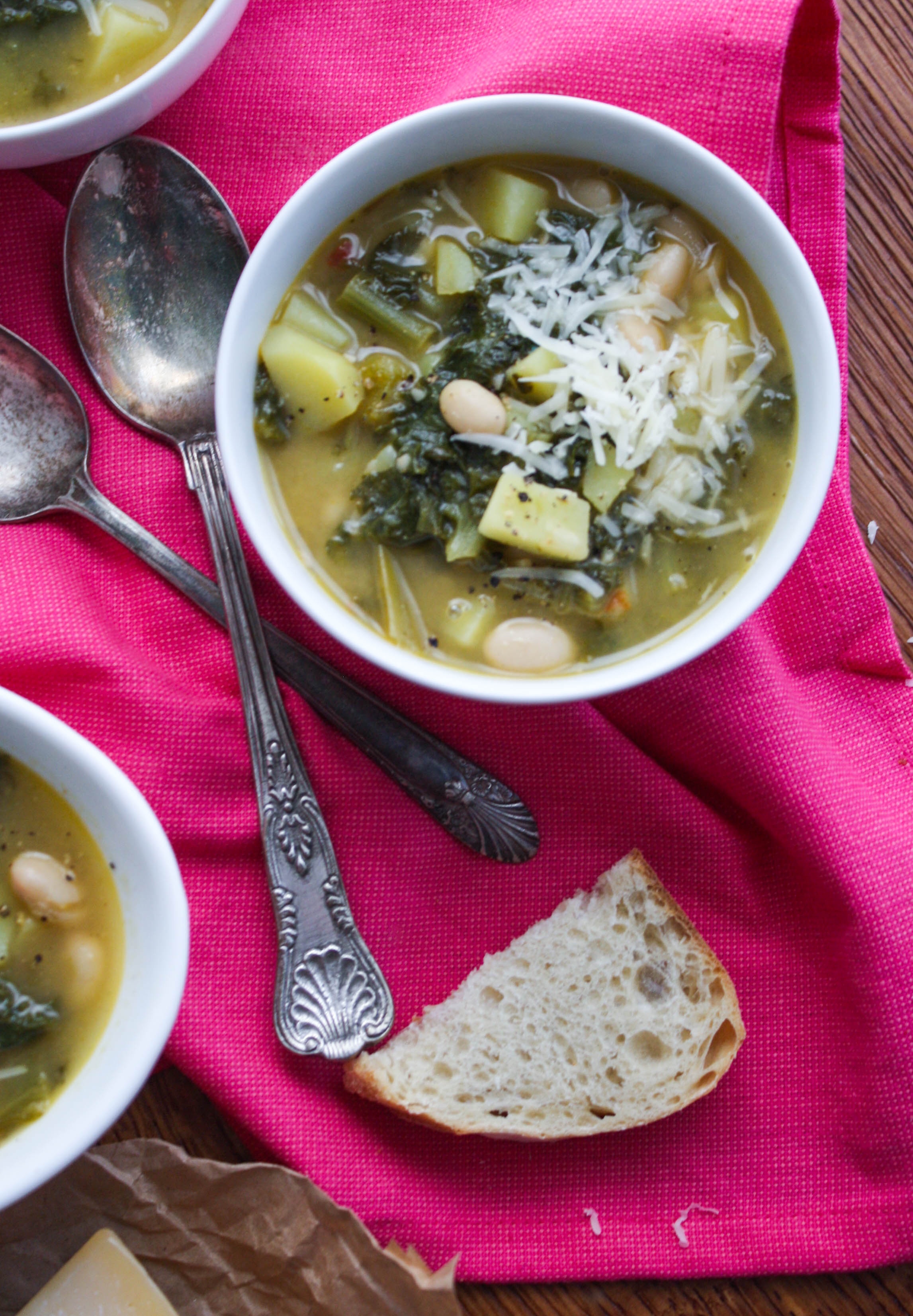 Hearty Escarole Soup with Pancetta is an easy soup to make for part of a filling meal. You'll love the ingredients in this delicious soup.