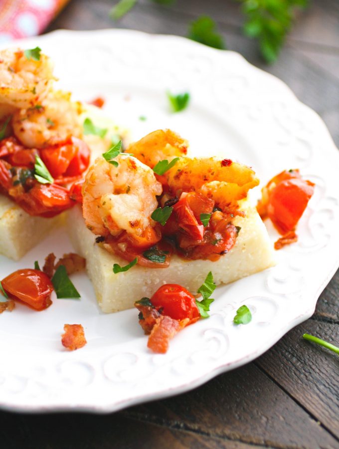 Individual Cheesy Shrimp & Grits make a fabulous dish to serve for a special meal. You'll love Individual Cheesy Shrimp & Grits any time!