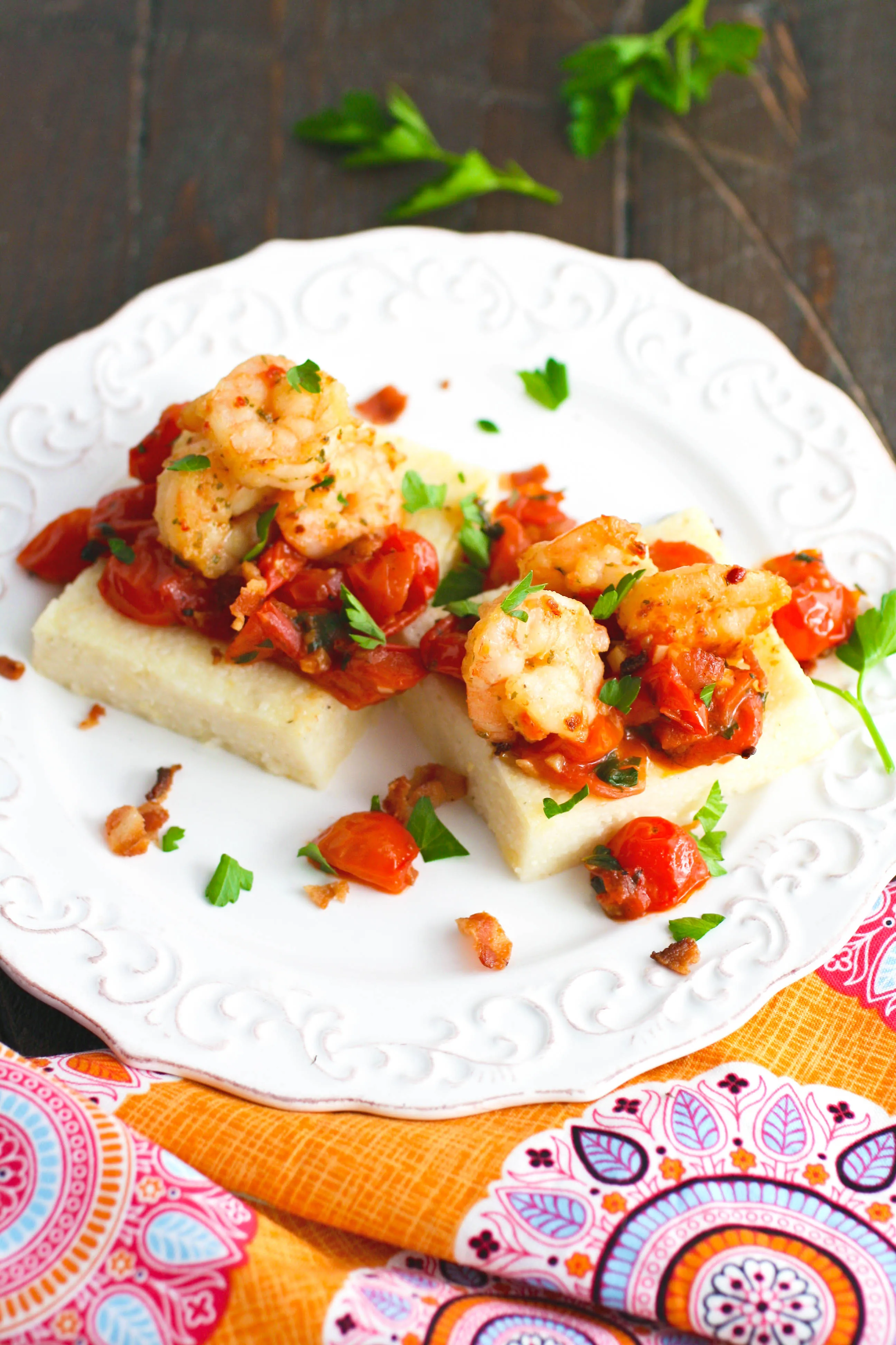 Individual Cheesy Shrimp & Grits are divine! You'll love Individual Cheesy Shrimp & Grits for a special meal or appetizer.