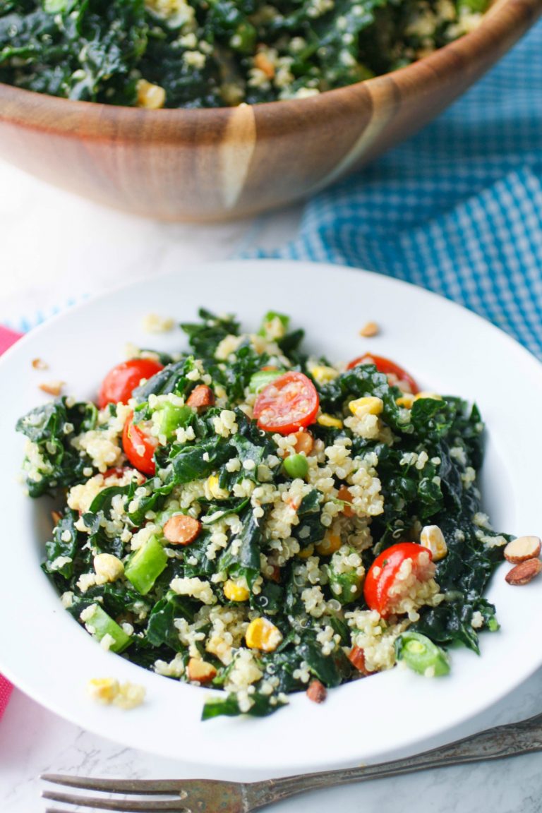 Kale and Quinoa Salad with HoneyDijon Dressing