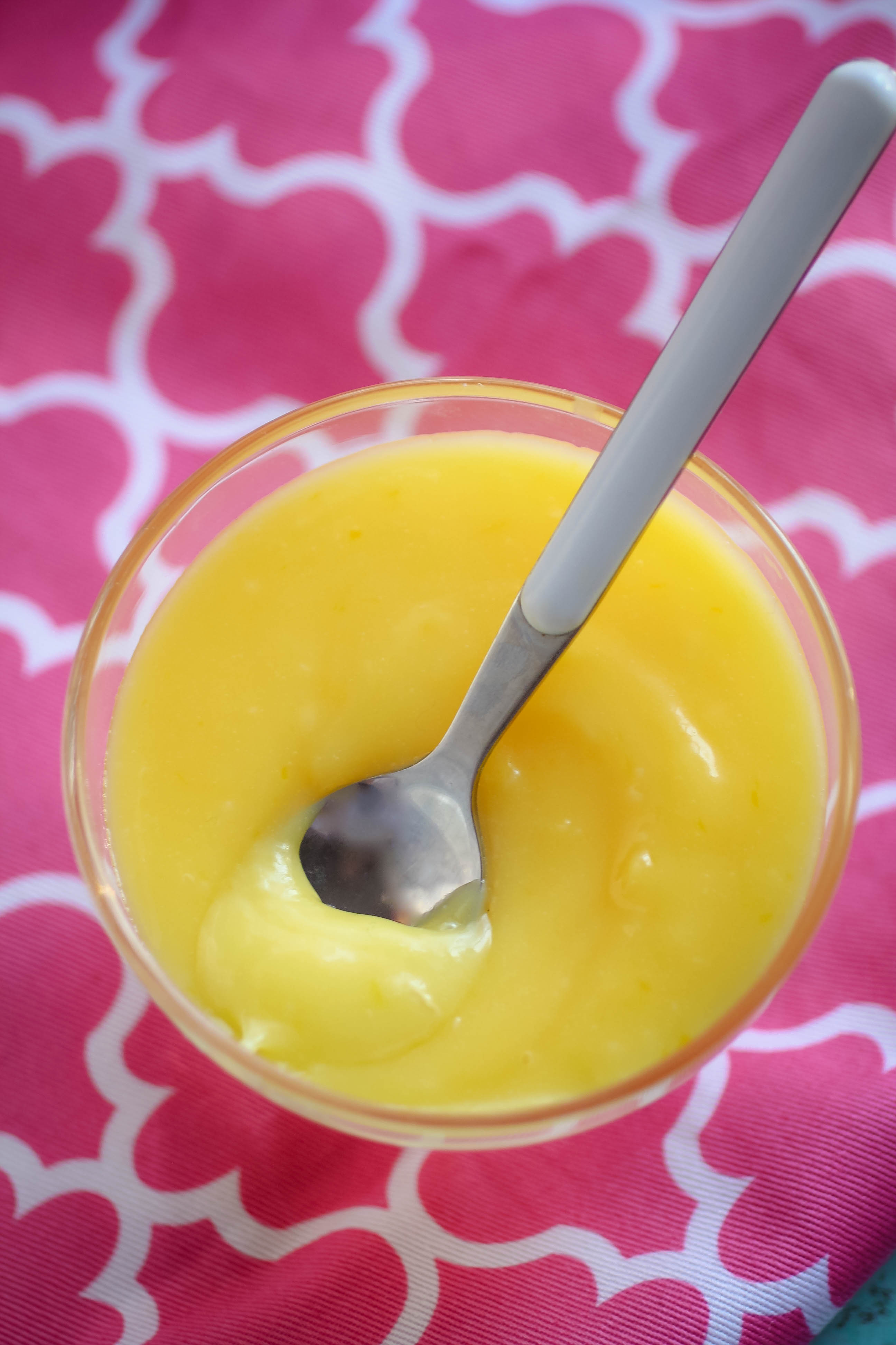 Lemon Curd Layered with Angel Food Cake and Berries is a tasty dessert.