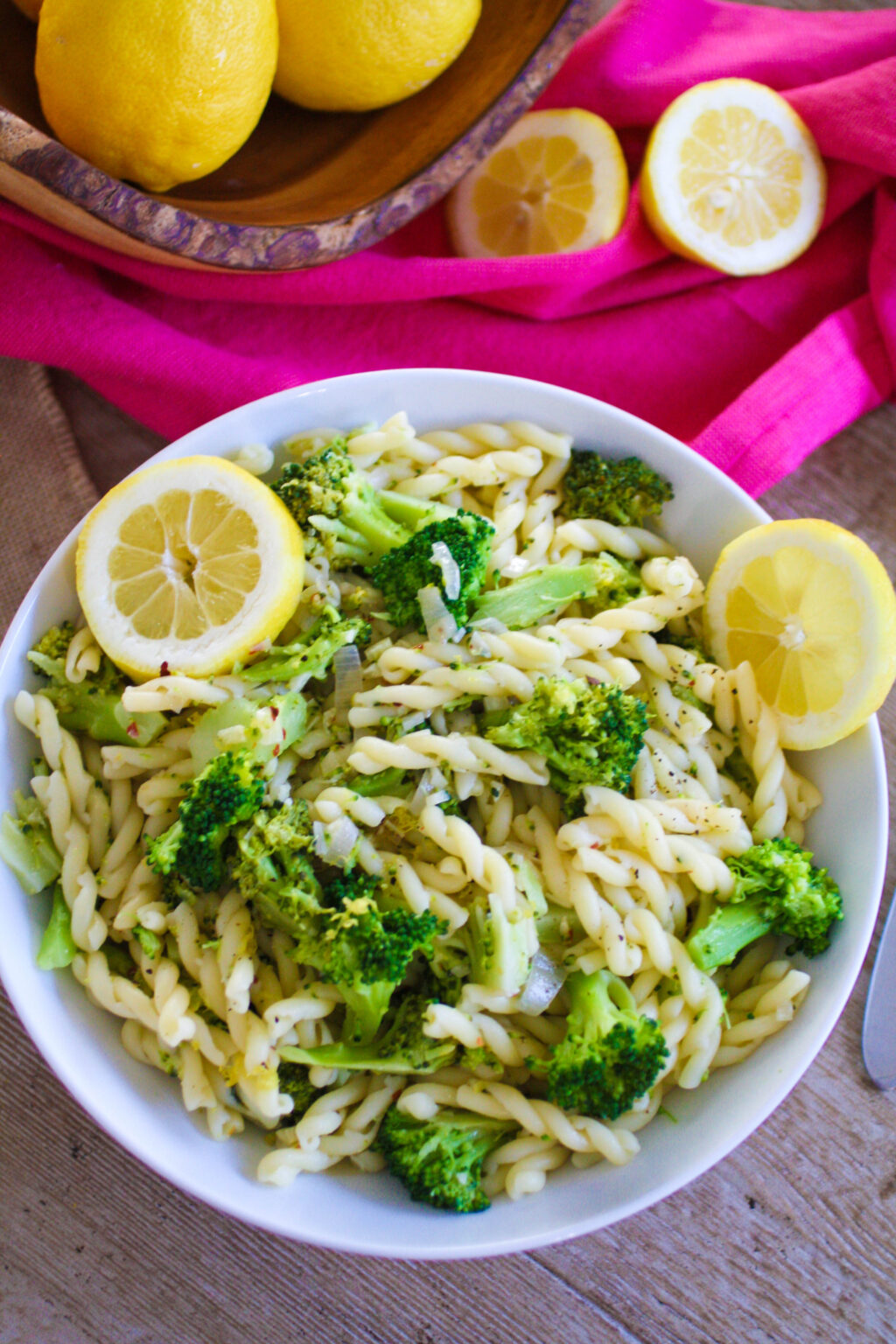 Lemony Broccoli Pasta