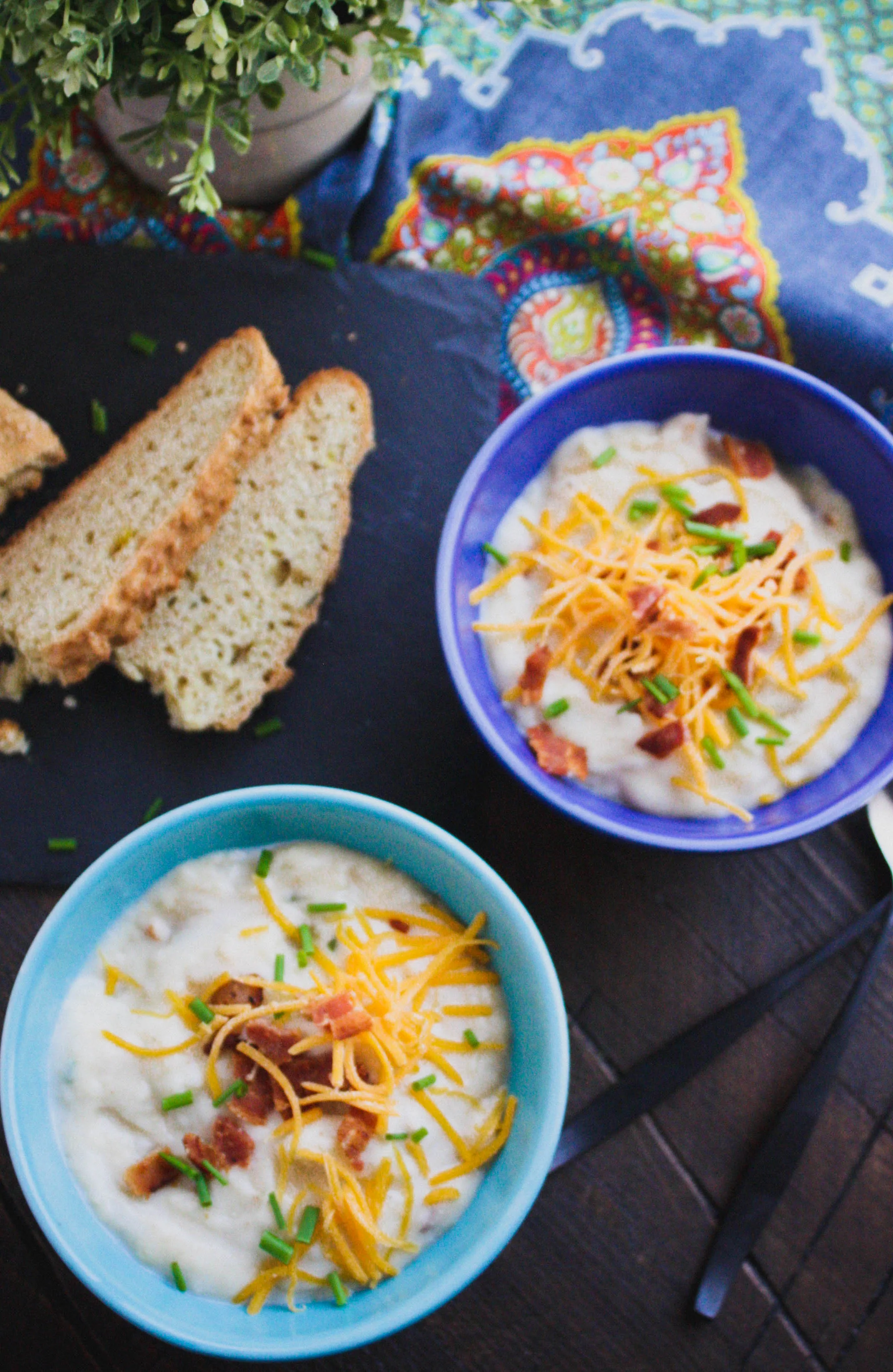 Make a batch of Loaded Baked Potato Soup on a chilly day. Loaded Baked Potato Soup is hearty and full of flavor!