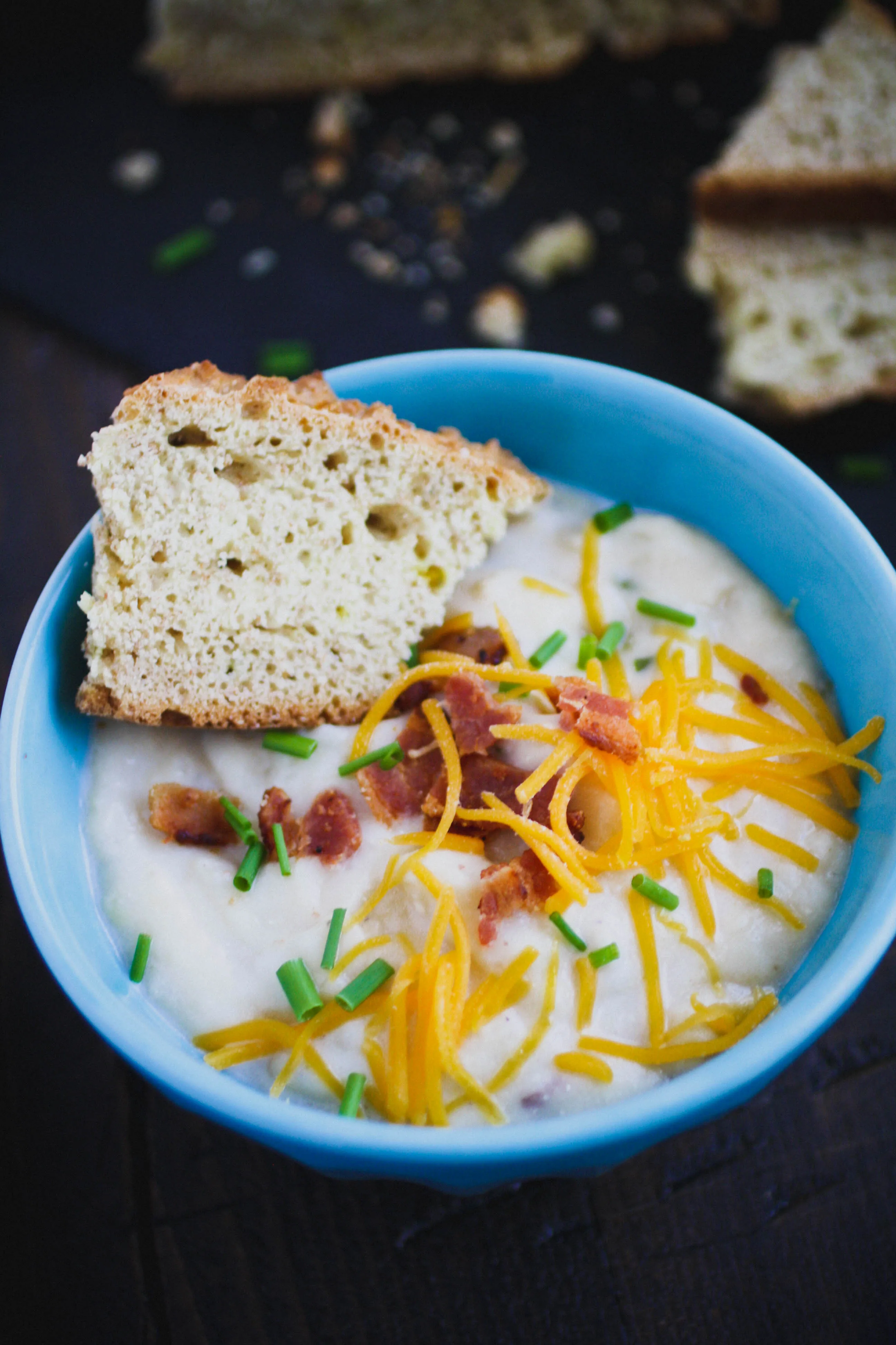 Loaded Baked Potato Soup is ideas to serve on St. Patrick's Day! You'll enjoy a big bowl of Loaded Baked Potato Soup.