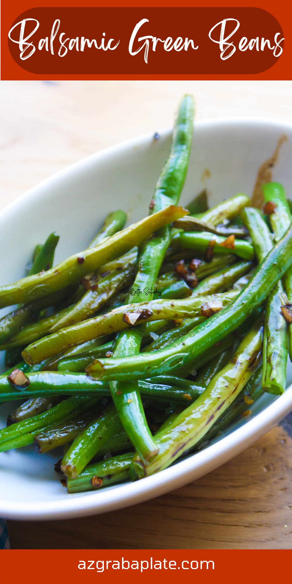 Balsamic green beans are delightful as a side dish.