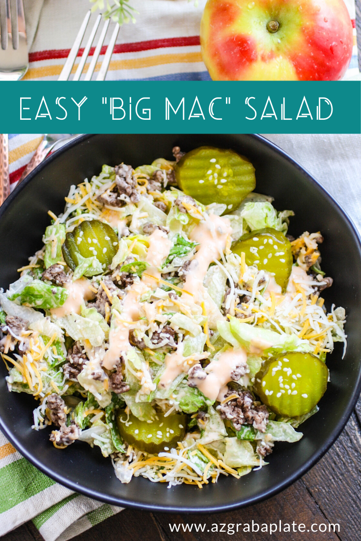 Easy “Big Mac” Salad is a treat any day of the week!