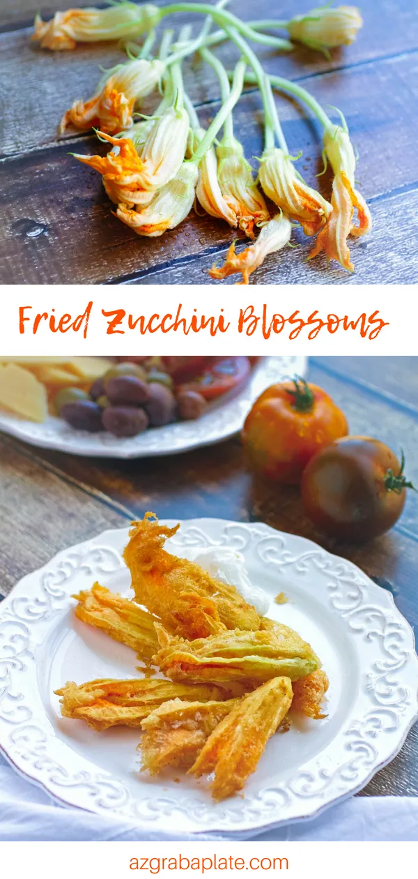 Fried Zucchini Blossoms make a wonderful, seasonal appetizer you'll love. Fried Zucchini Blossoms are a delightful summer appetizer.
