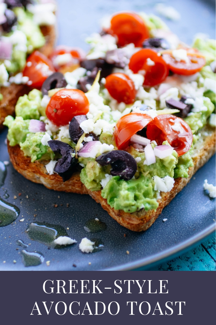 Greek-Style Avocado Toast is a treat for any meal! You'll love Greek-Style Avocado Toast for your next meal!