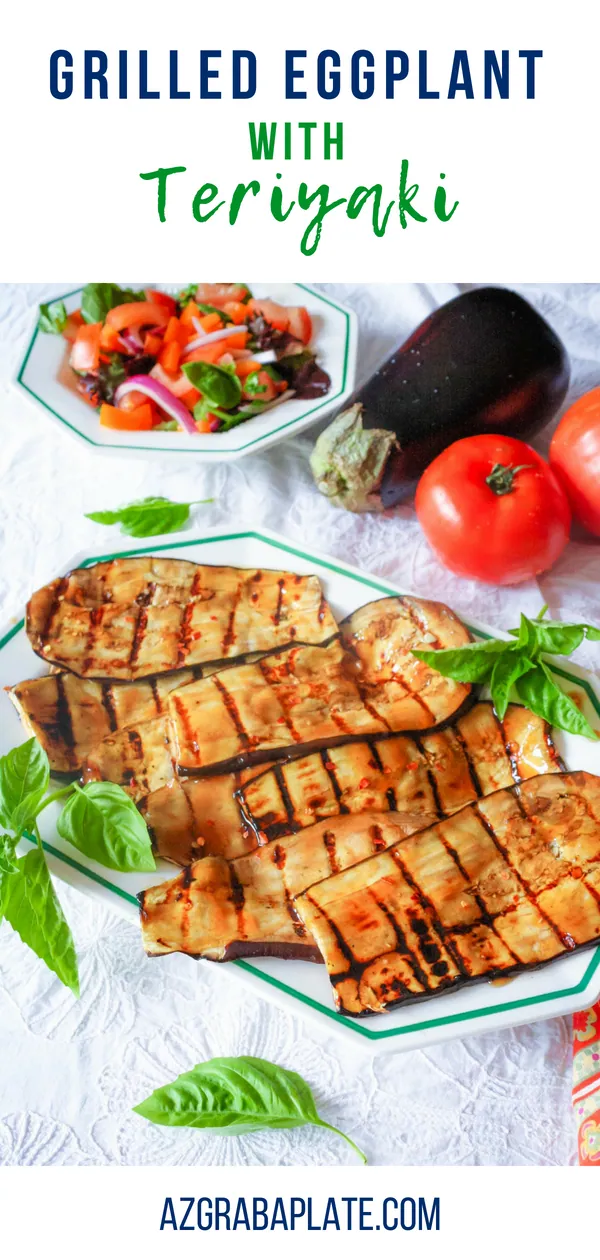 Grilled Eggplant with Teriyaki is a fun and flavorful summer dish. Grilled Eggplant with Teriyaki is perfect for grilling season!