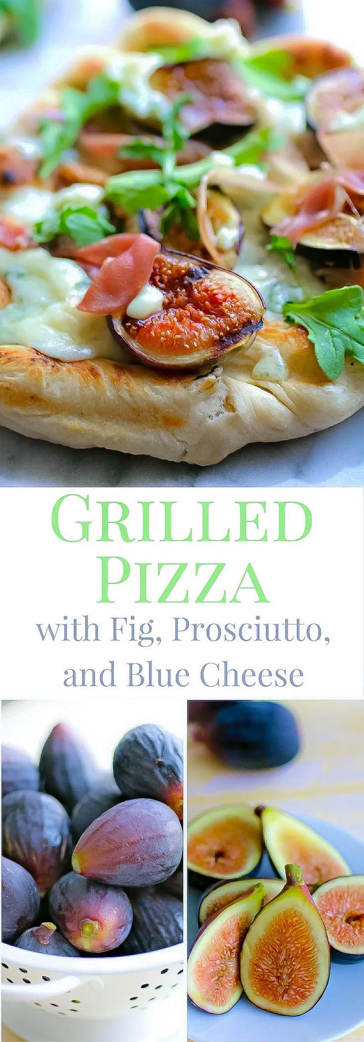 Grilled Pizza with Fig, Prosciutto, and Blue Cheese is a fabulous pizza you'll love! Make this Grilled Pizza with Fig, Prosciutto, and Blue Cheese for dinner soon.