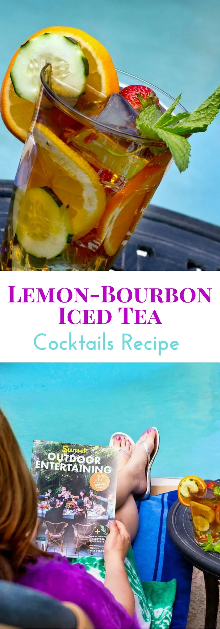 Lemon-Bourbon Iced Tea Cocktails are a favorite summer drink. You'll love the combo of classic flavors!