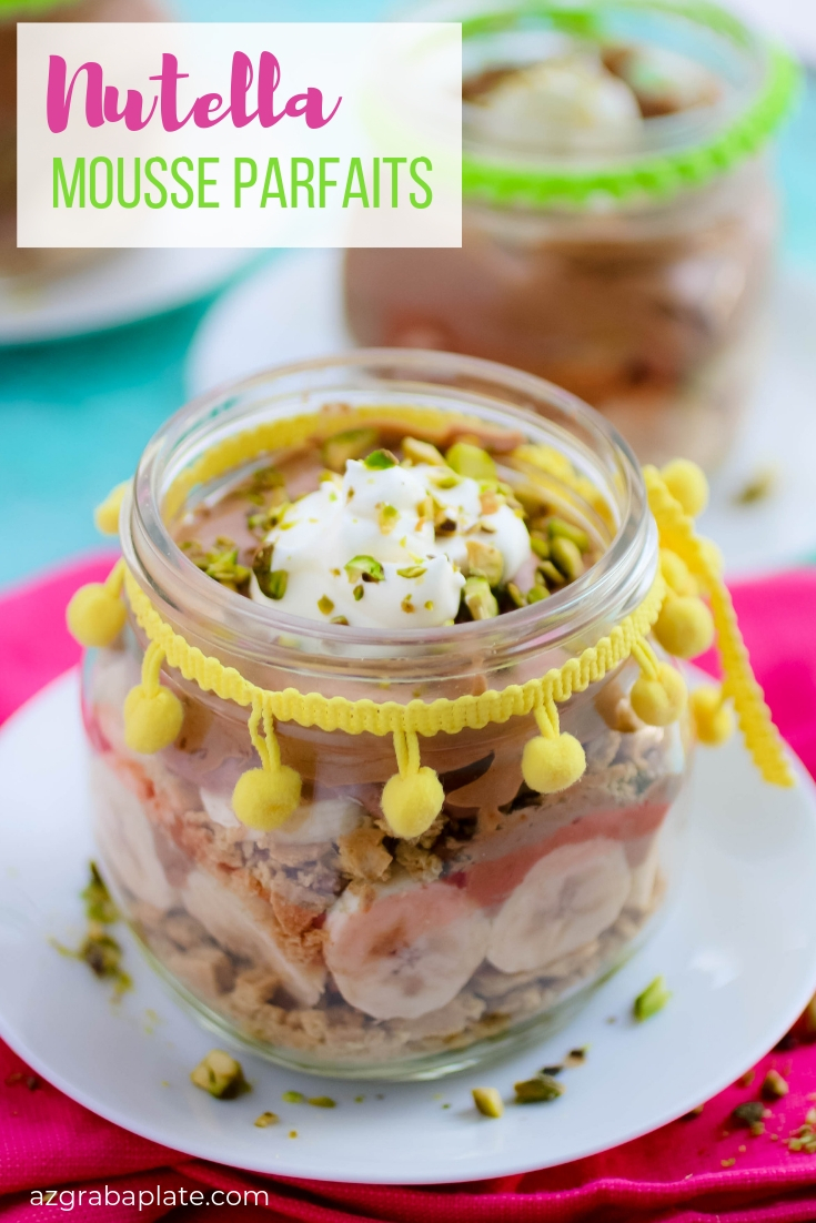 Nutella Mousse Parfaits are perfect for an easy-to-make and luscious dessert! Nutella Mousse Parfaits are amazing anytime you want a rich and simple dessert!