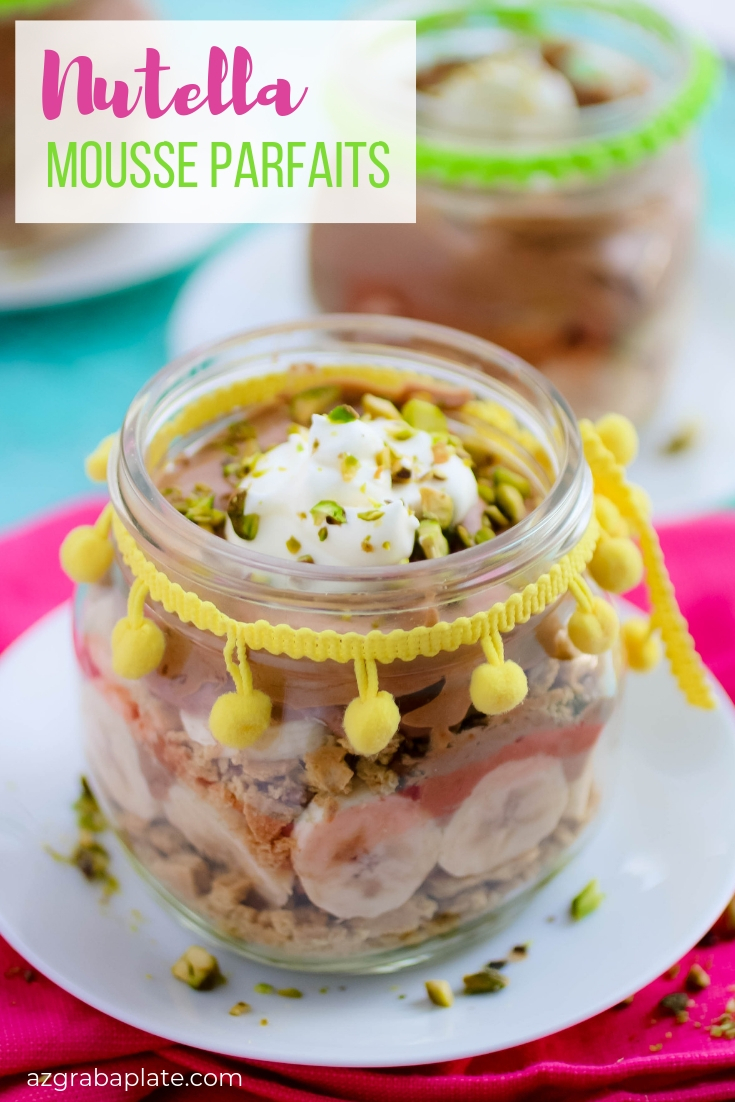Nutella Mousse Parfaits are perfect for an easy-to-make and luscious dessert! Nutella Mousse Parfaits are amazing anytime you want a rich and simple dessert!