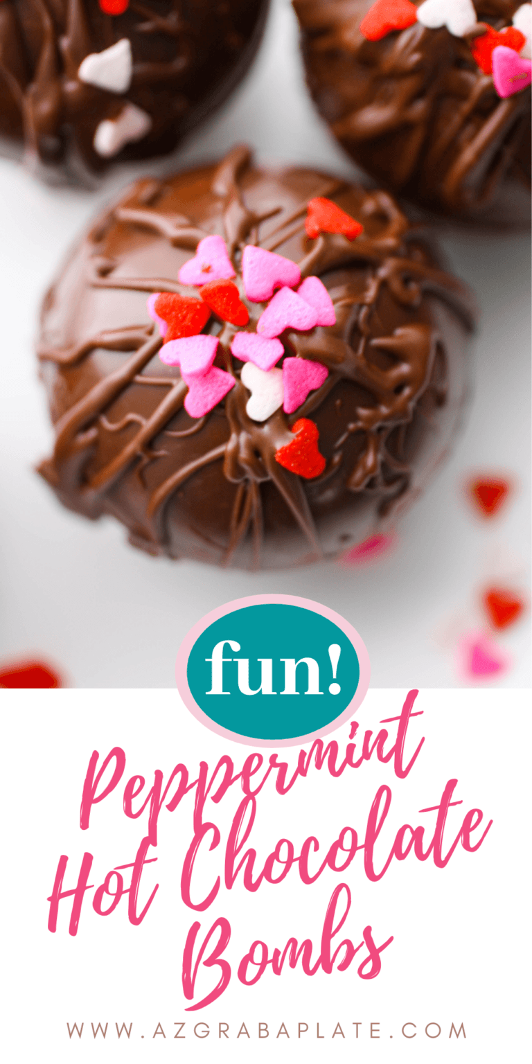 Peppermint Hot Chocolate Bombs