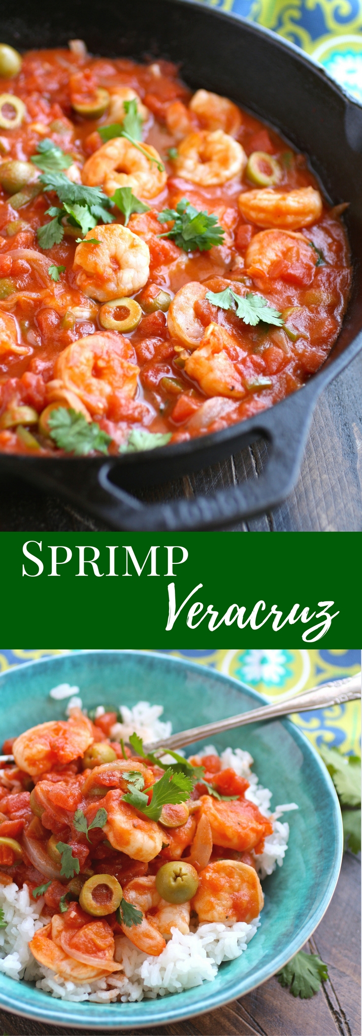 Shrimp Veracruz is a delicious and easy one-pan meal to make any night of the week. It's big on flavor and color!