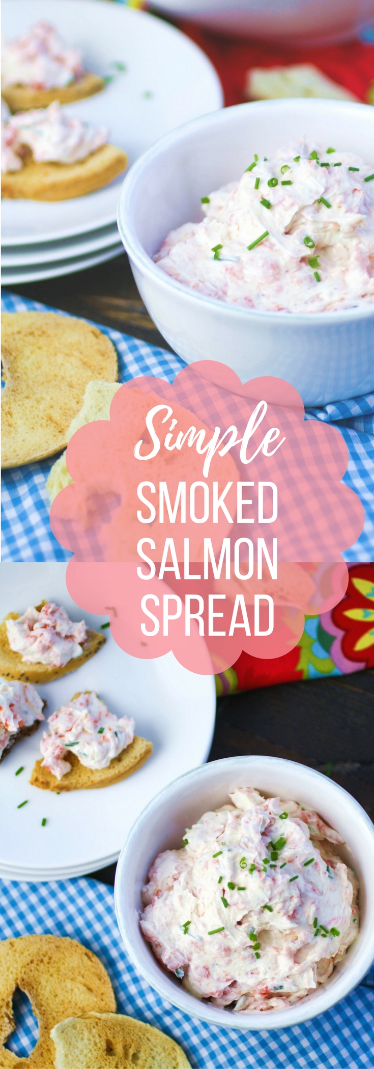 Simple Smoked Salmon Spread is a treat for any party. You'll love this creamy smoked salmon spread whenever you serve it!