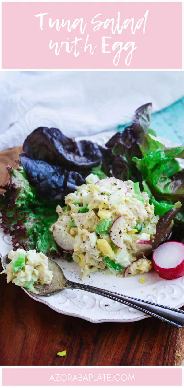 Tuna Salad with Egg is a great sandwich spread. Tuna Salad with Egg is perfect for lunch or dinner.