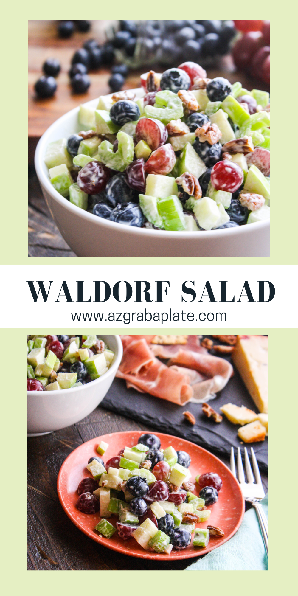 Waldorf salad is something to serve as part of a lighter meal!
