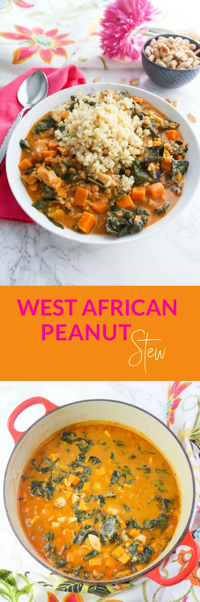 West African Peanut Stew is a delicious stew you need to make soon! What a treat West African Peanut Stew is for the senses!
