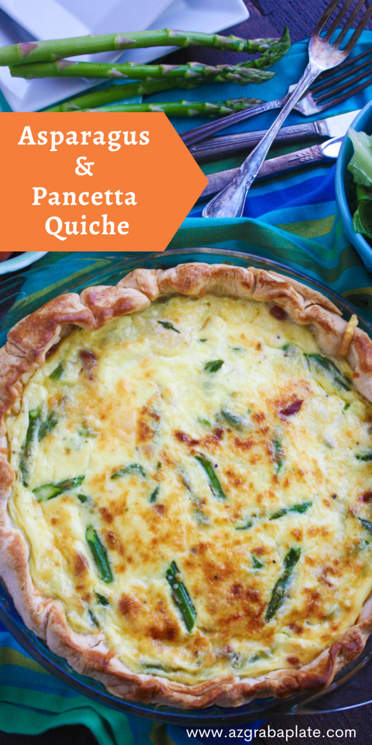 Asparagus and Pancetta Quiche