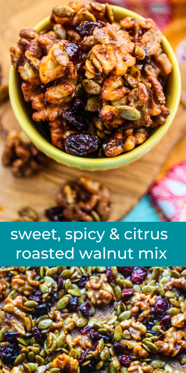 Sweet, Spicy &amp; Citrus Roasted Walnut Mix