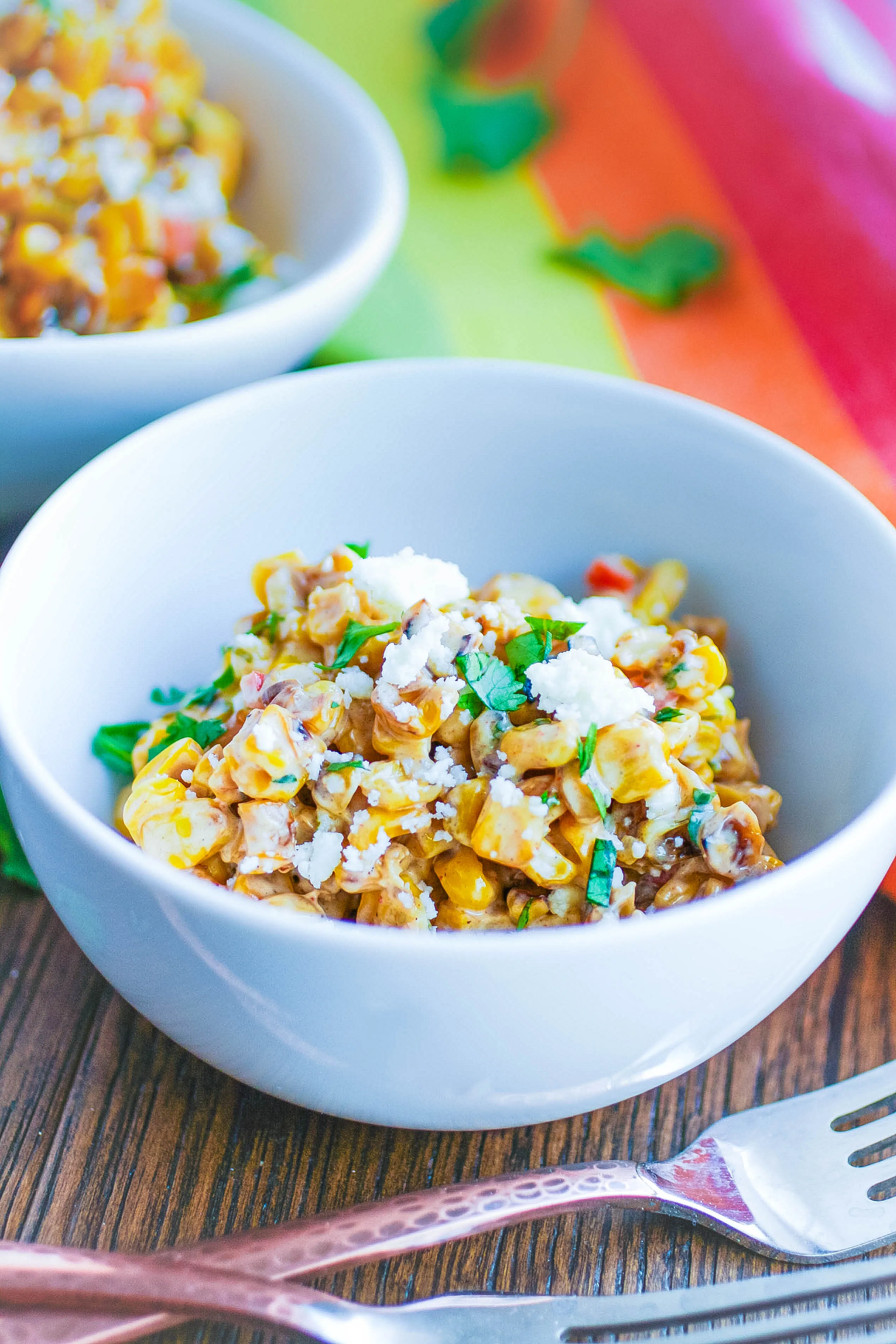 Mexican Street Corn Salad is the ideal side dish for the season. Everyone will enjoy Mexican Street Corn Salad this summer!