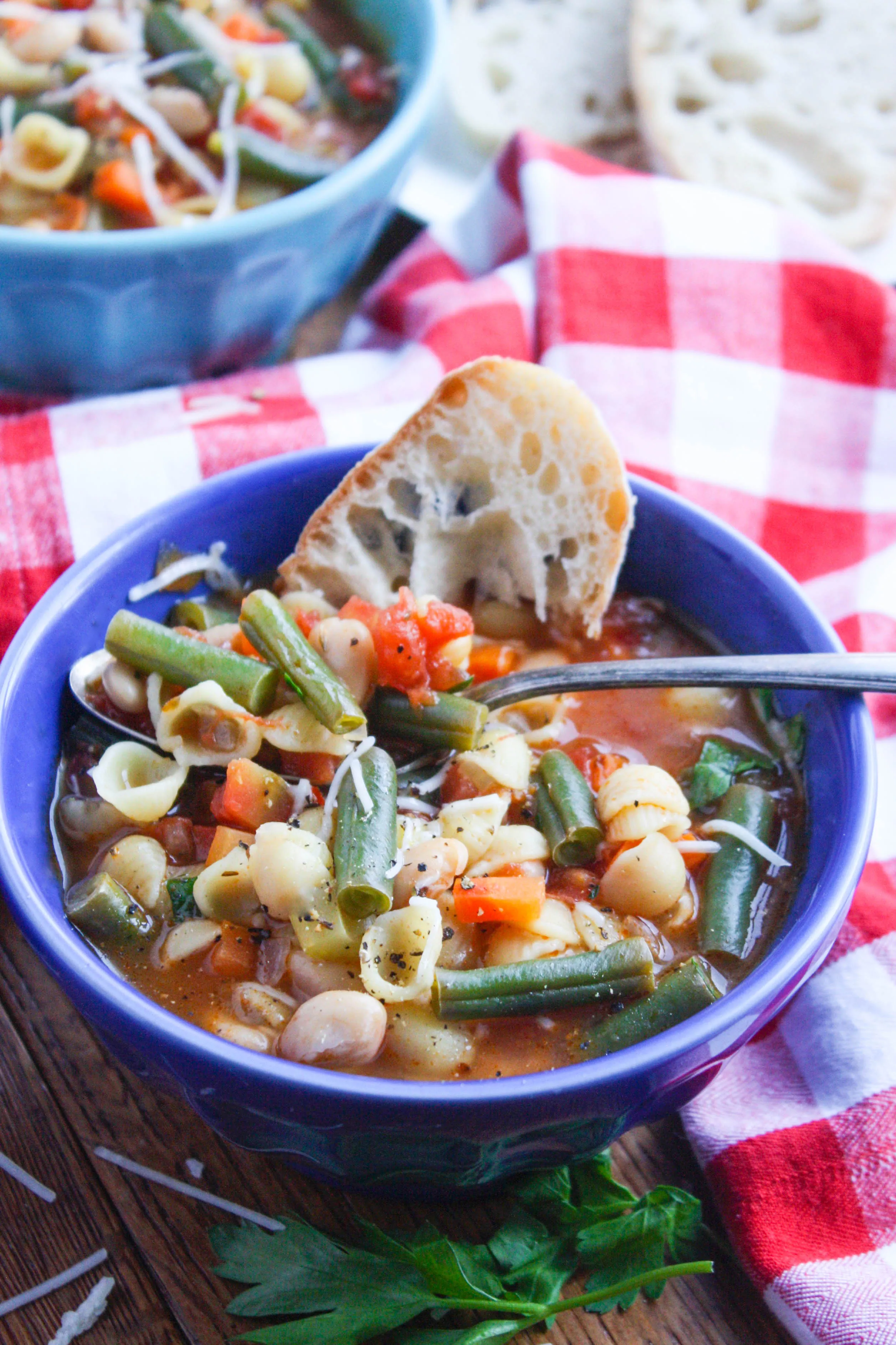 Minestrone Soup is a colorful soup that's so easy to make. You'll love minestrone soup for its wonderful flavor and all its tasty ingredients.