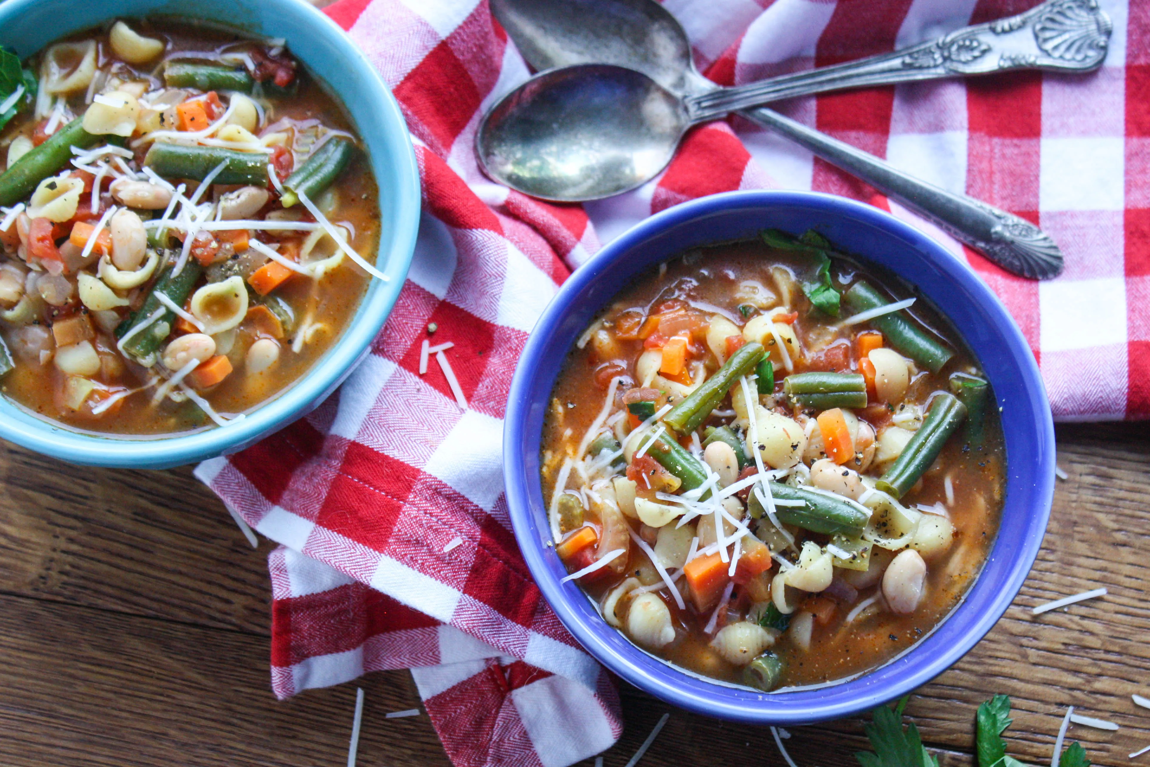 Minestrone Soup is a delightful and comforting soup for any night of the week! Minestrone soup is colorful, filling, and easy to make, too!