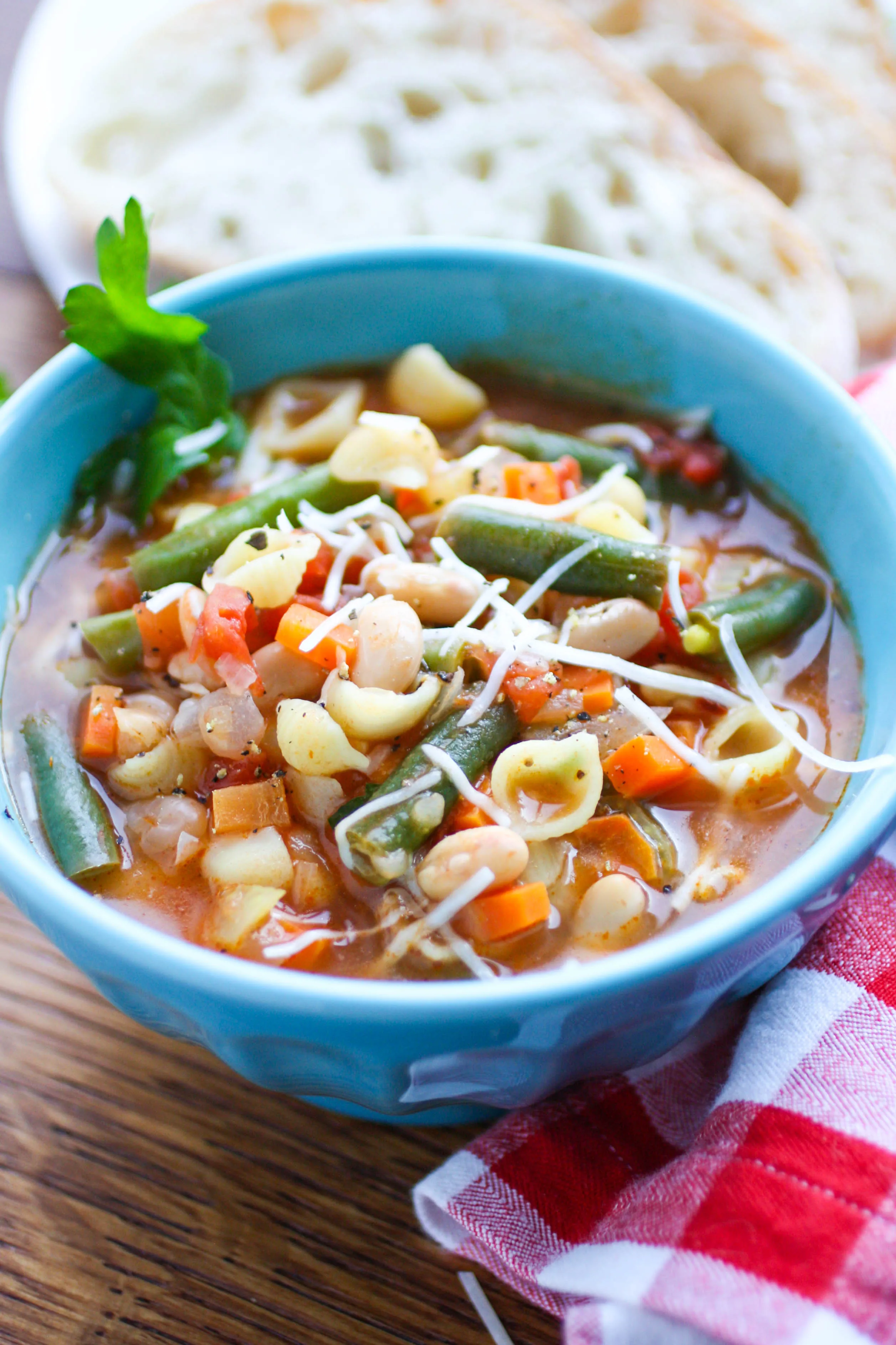 Minestrone soup is super filling and delicious. You'll love minestrone soup when you want a filling and flavorful dish.