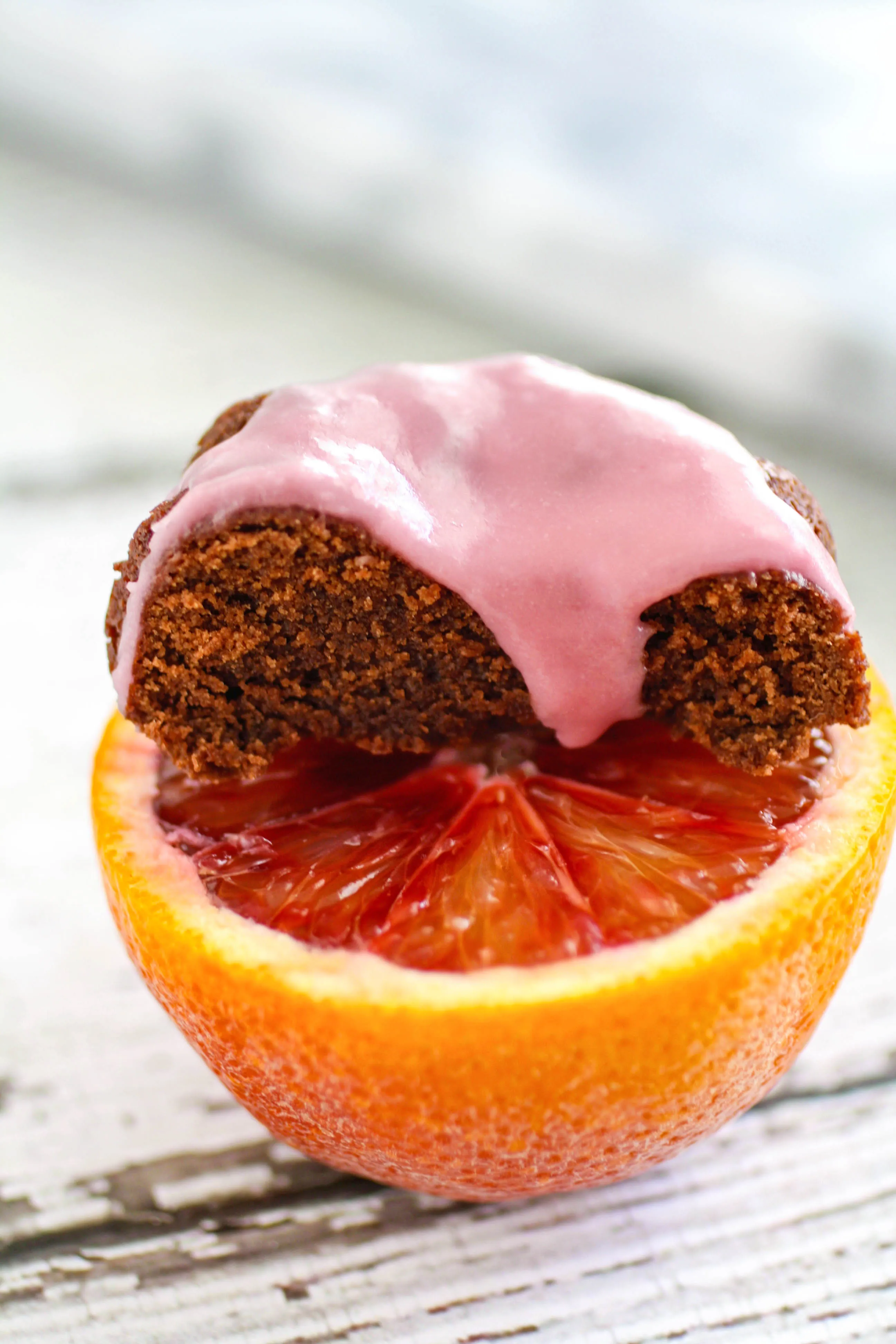 Mini Blood Orange Scented Chocolate-Ricotta Cakes make a lovely dessert! The blood orange flavor in these mini cakes is amazing!
