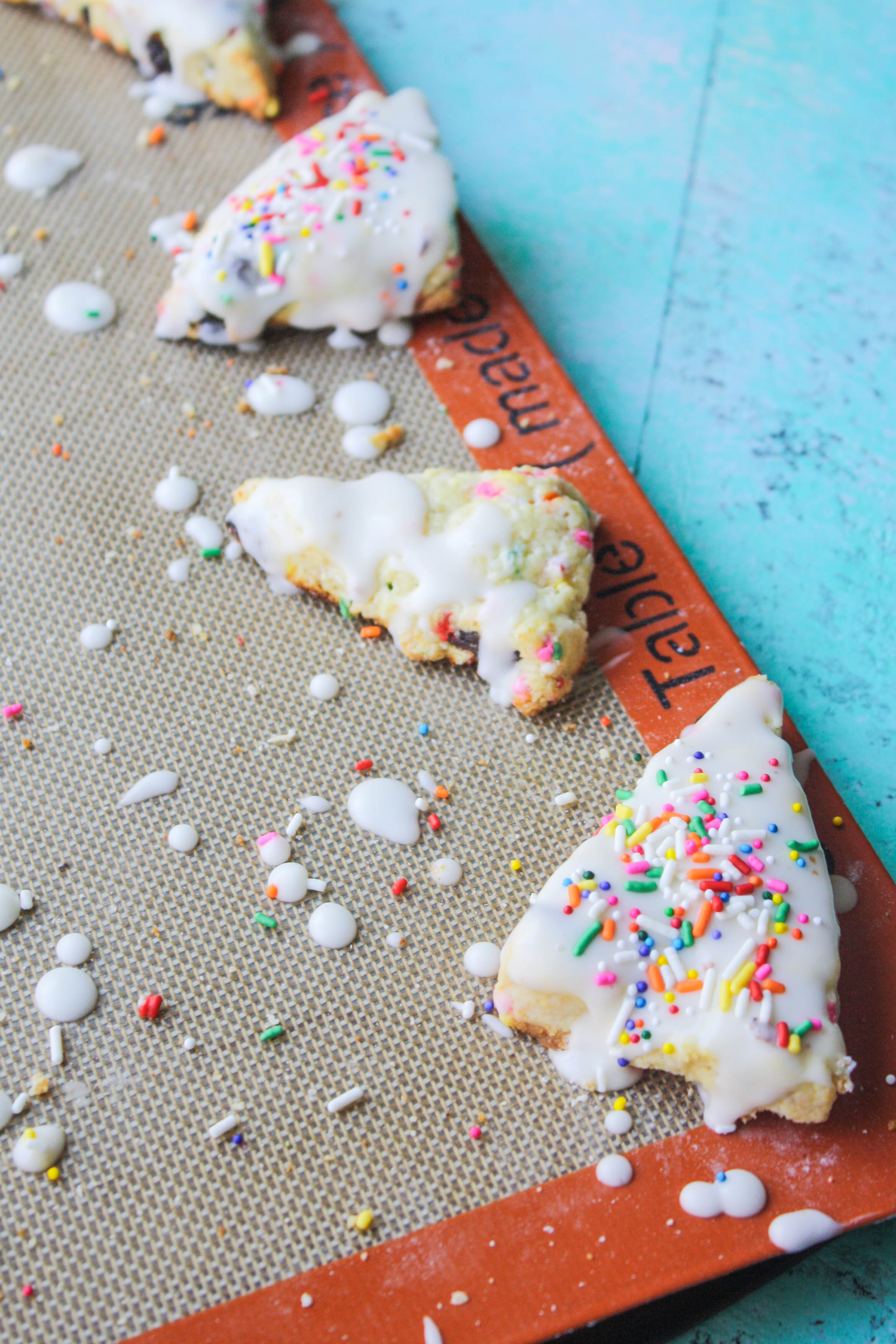 Mini Funfetti Scones are such a great treat! Serve these for dessert or for a breakfast treat. 