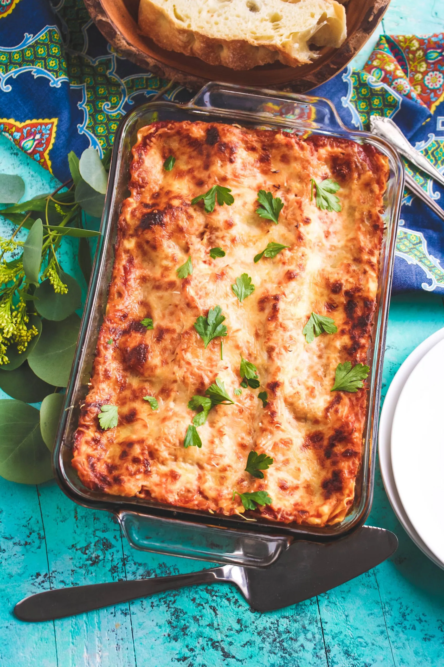 You'll love this Mushroom and Sausage Lasagna with its robust flavors!