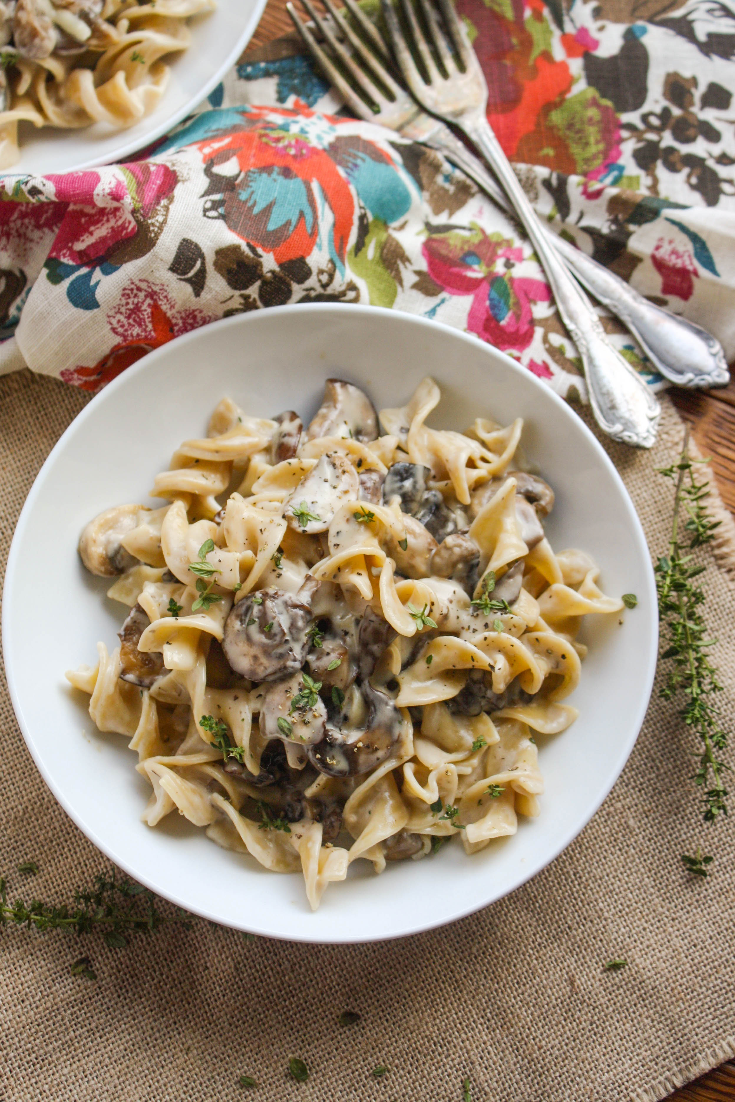 Mushroom Stroganoff is a hearty dish with a bit of a twist on a classic. You'll love the meaty mushrooms in this stroganoff dish.