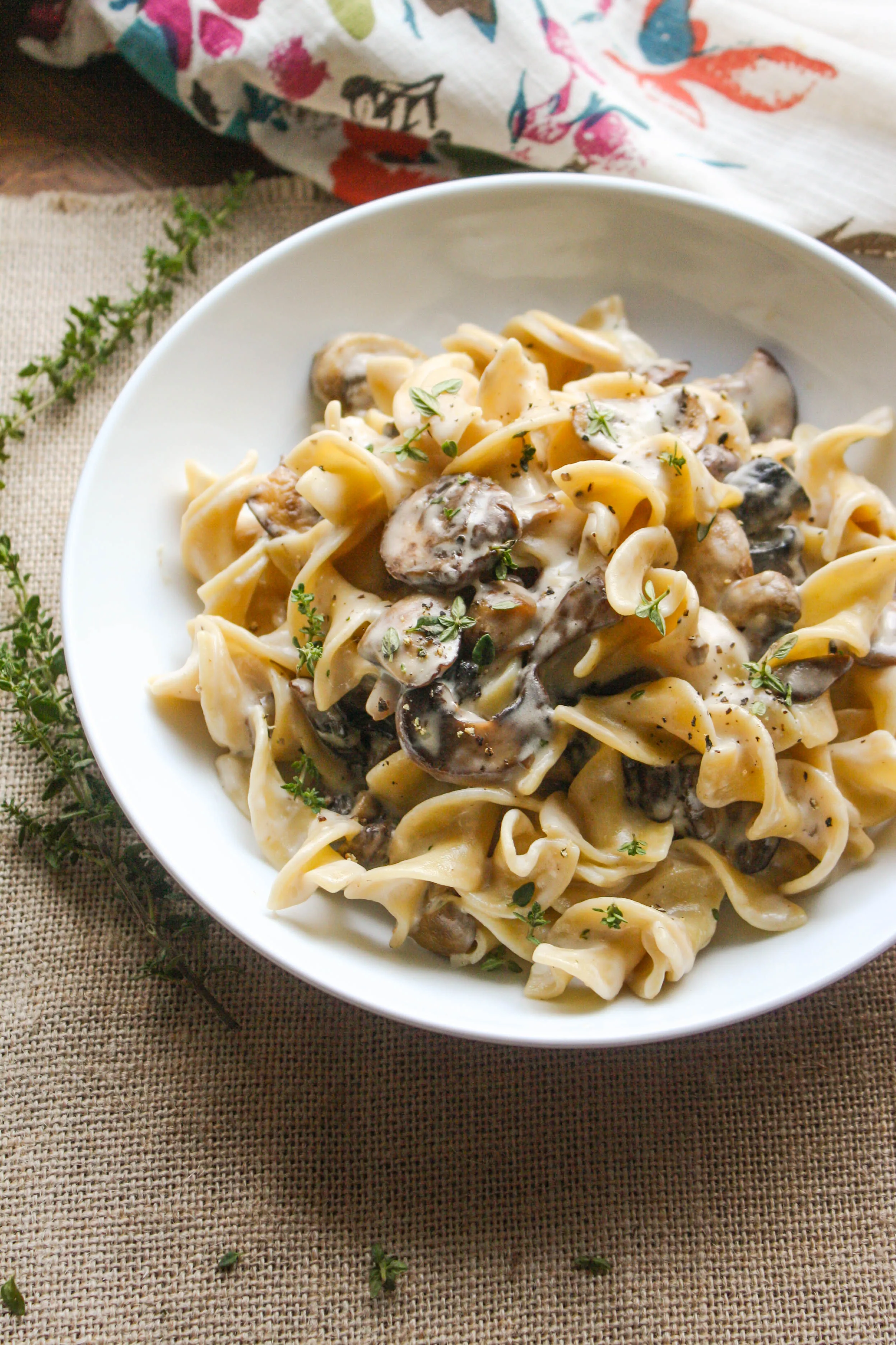 Mushroom Stroganoff is a flavorful and comforting meal perfect on a chilly night. You'll love this classic noodle dish with a twist!