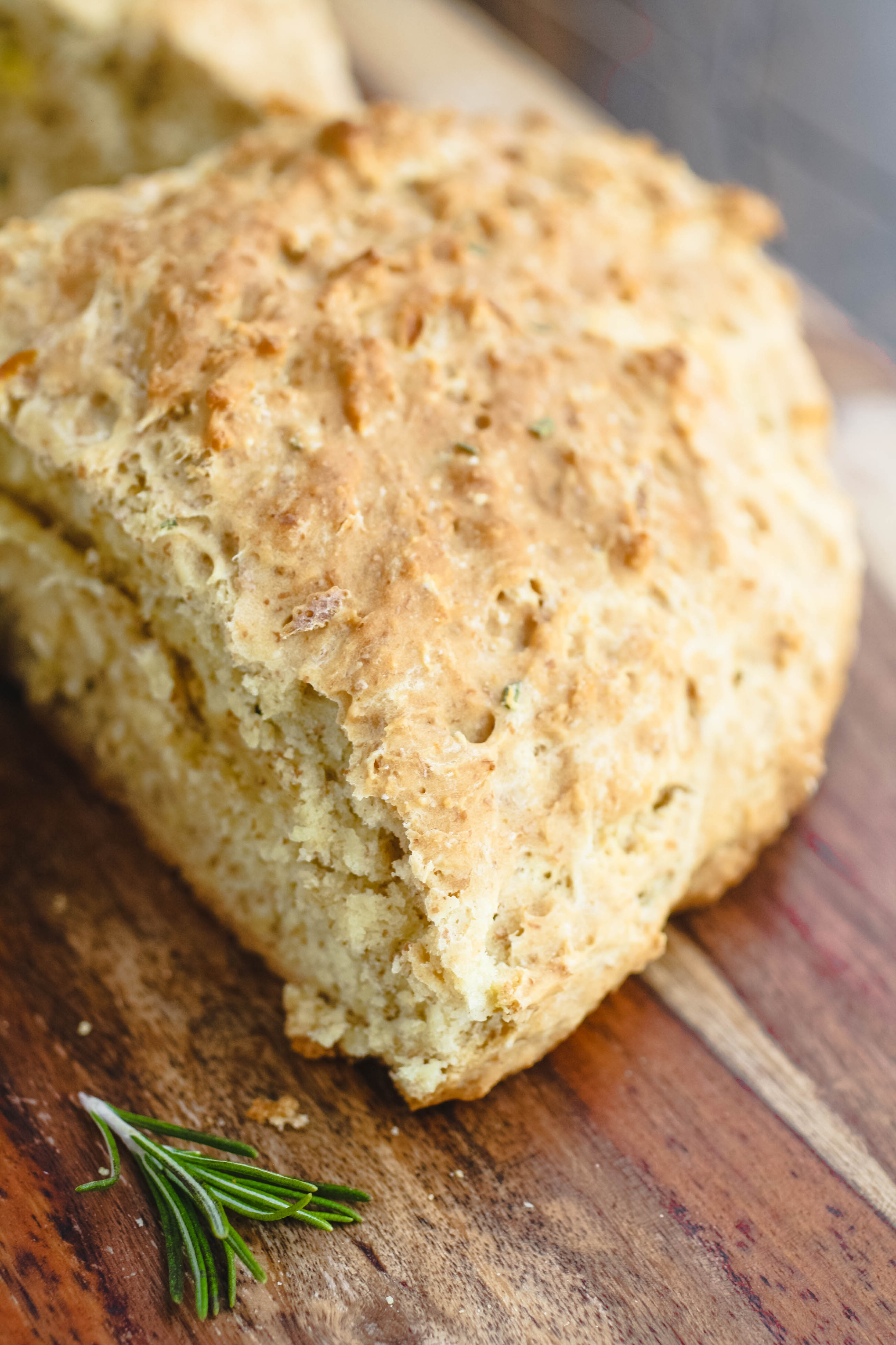 Irish Soda Bread with Rosemary & Lemon is a lovely, easy-to-make bread for any time of year. Irish Soda Bread with Rosemary & Lemon is great for a St. Patrick's Day celebration!