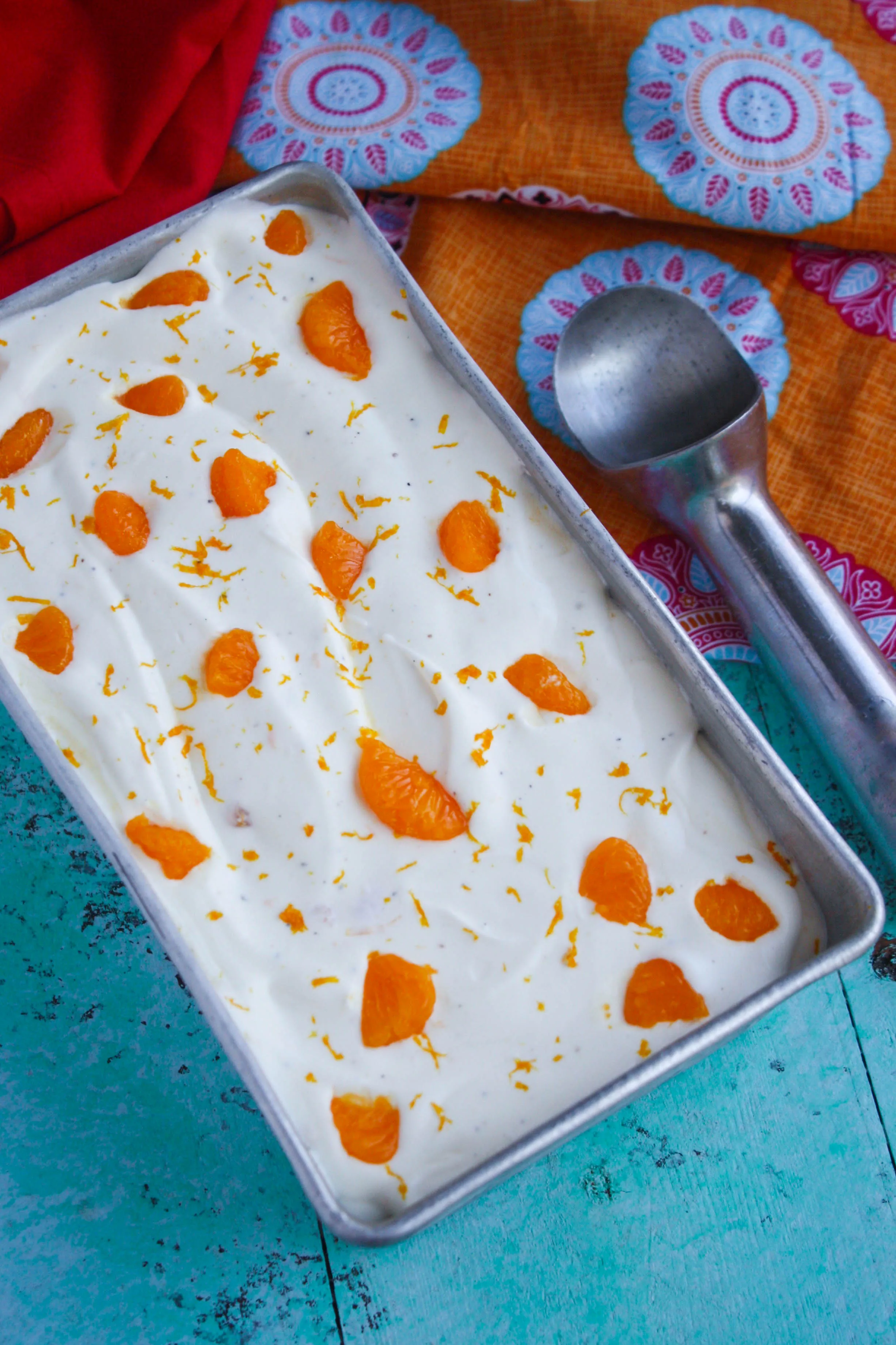No Churn Orange-Cardamom Ice Cream is a wonderful dessert. You'll love the flavors in this easy-to-make dessert.