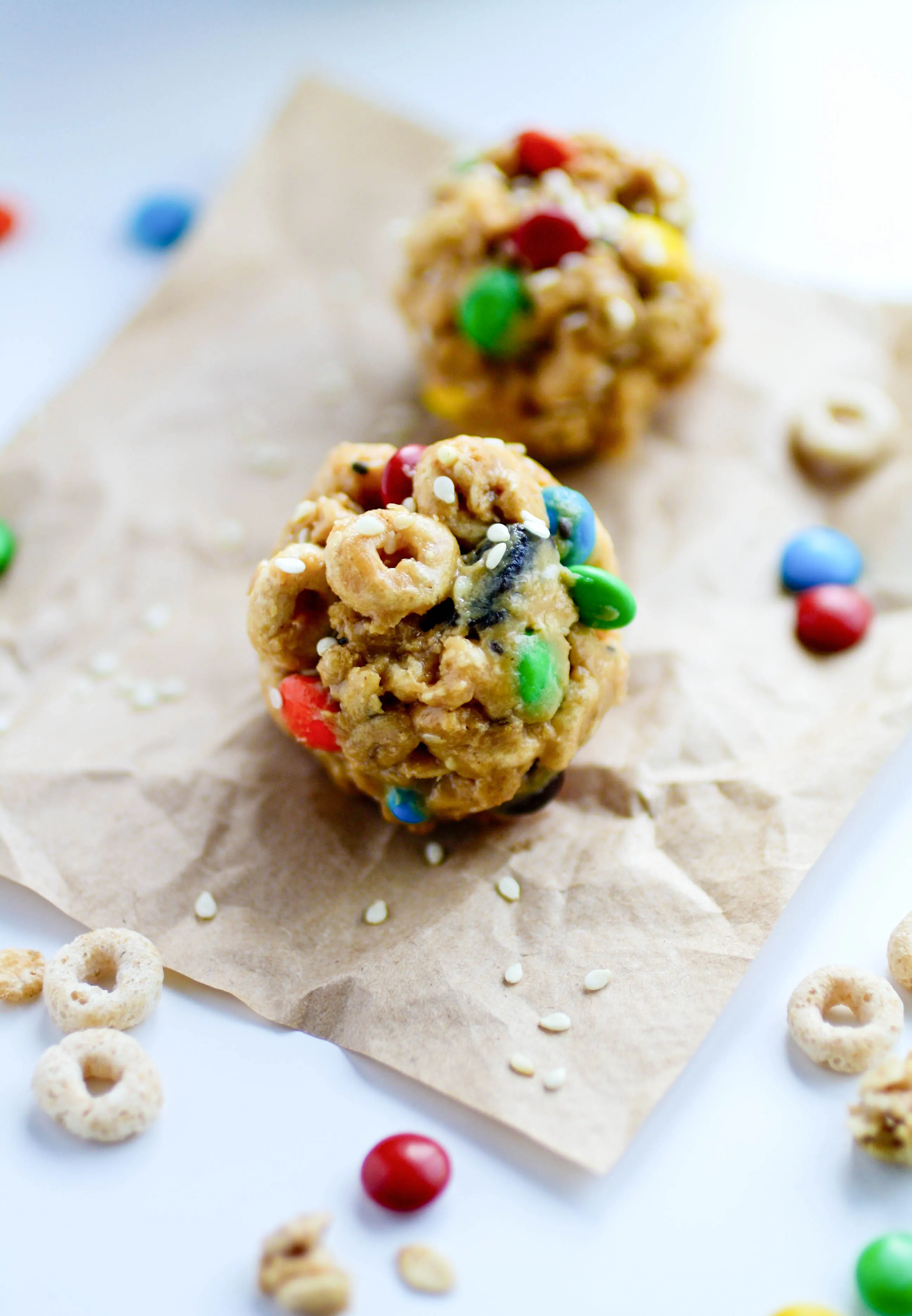 No-Bake Monster Cereal Bites are fun to make as anytime treats! You'll love these easy-to-make snacks!