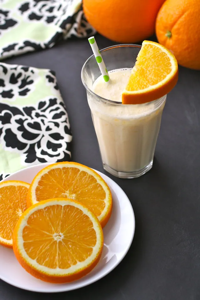 Fresh orange juice & ginger smoothies