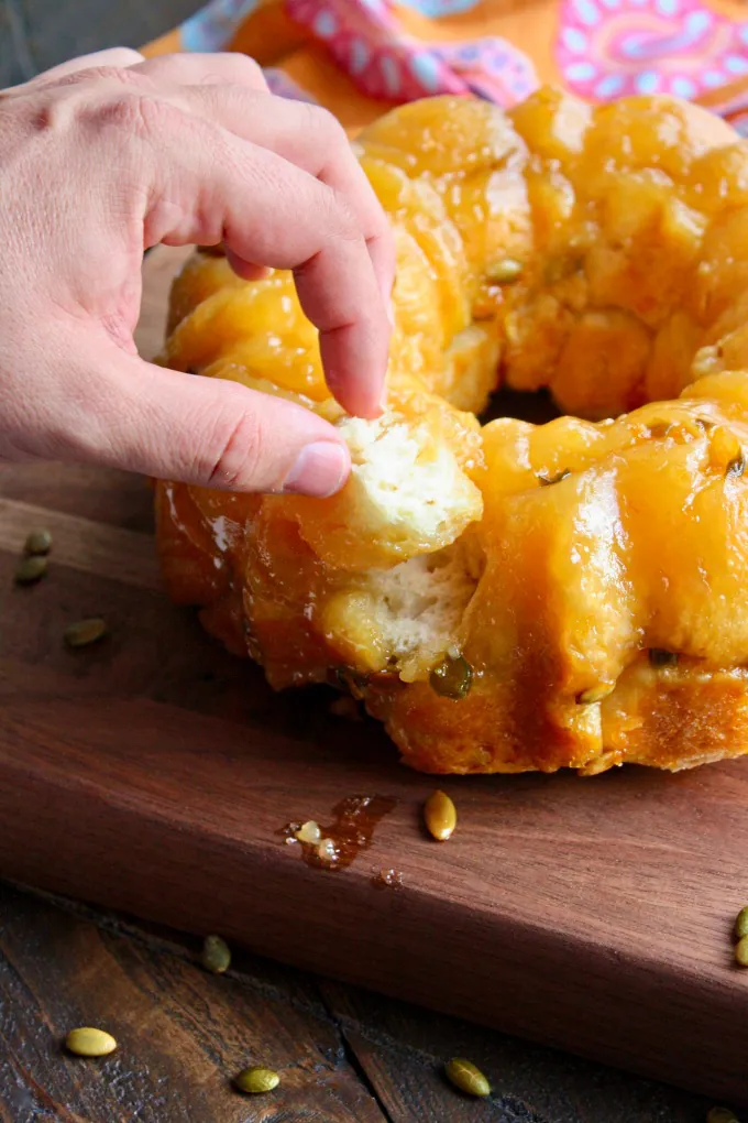 It's hard to resist Jalapeño Monkey Bread with Pepitas -- go ahead and try!